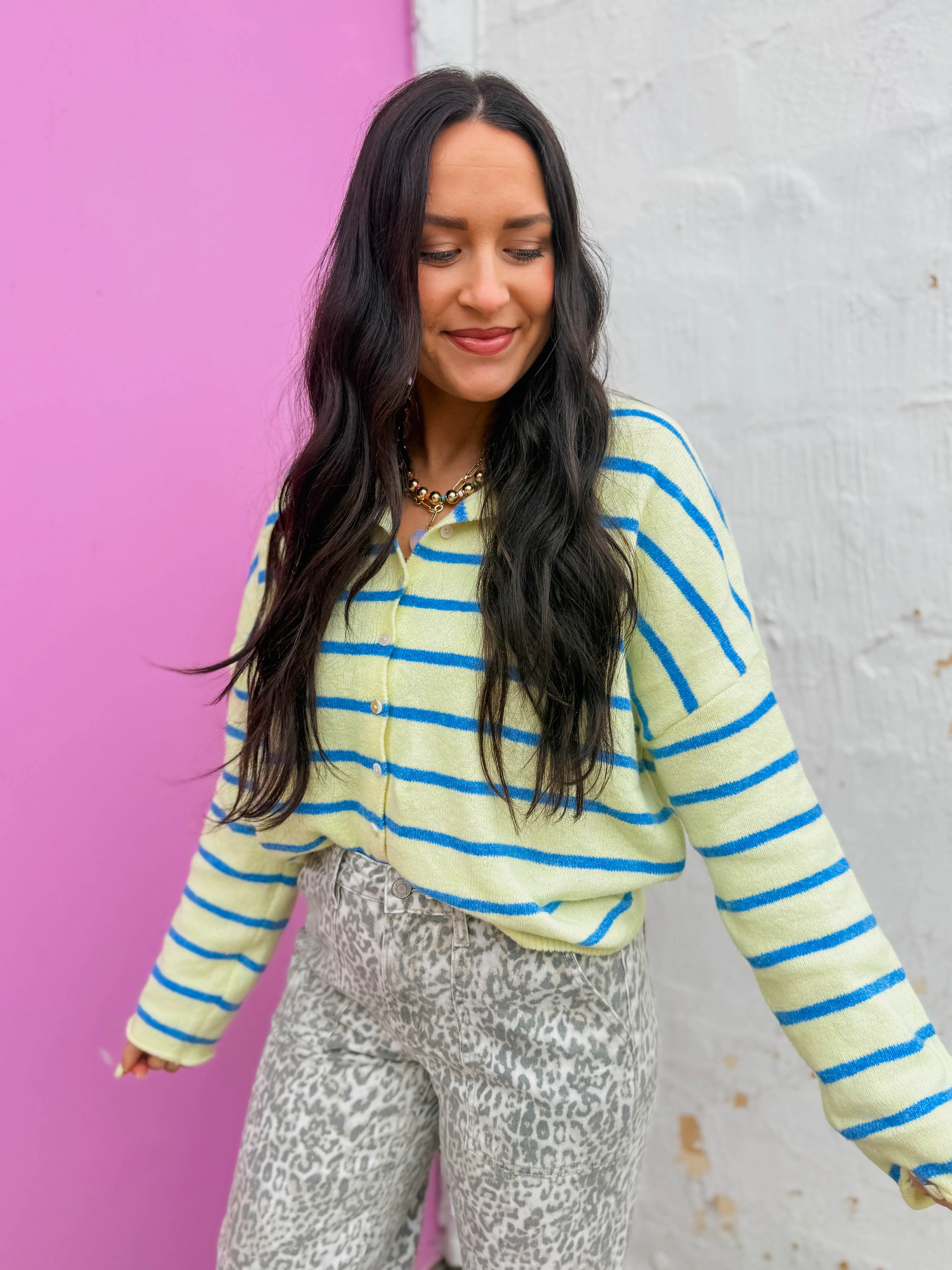 Alaina Striped Cardigan - Image 3