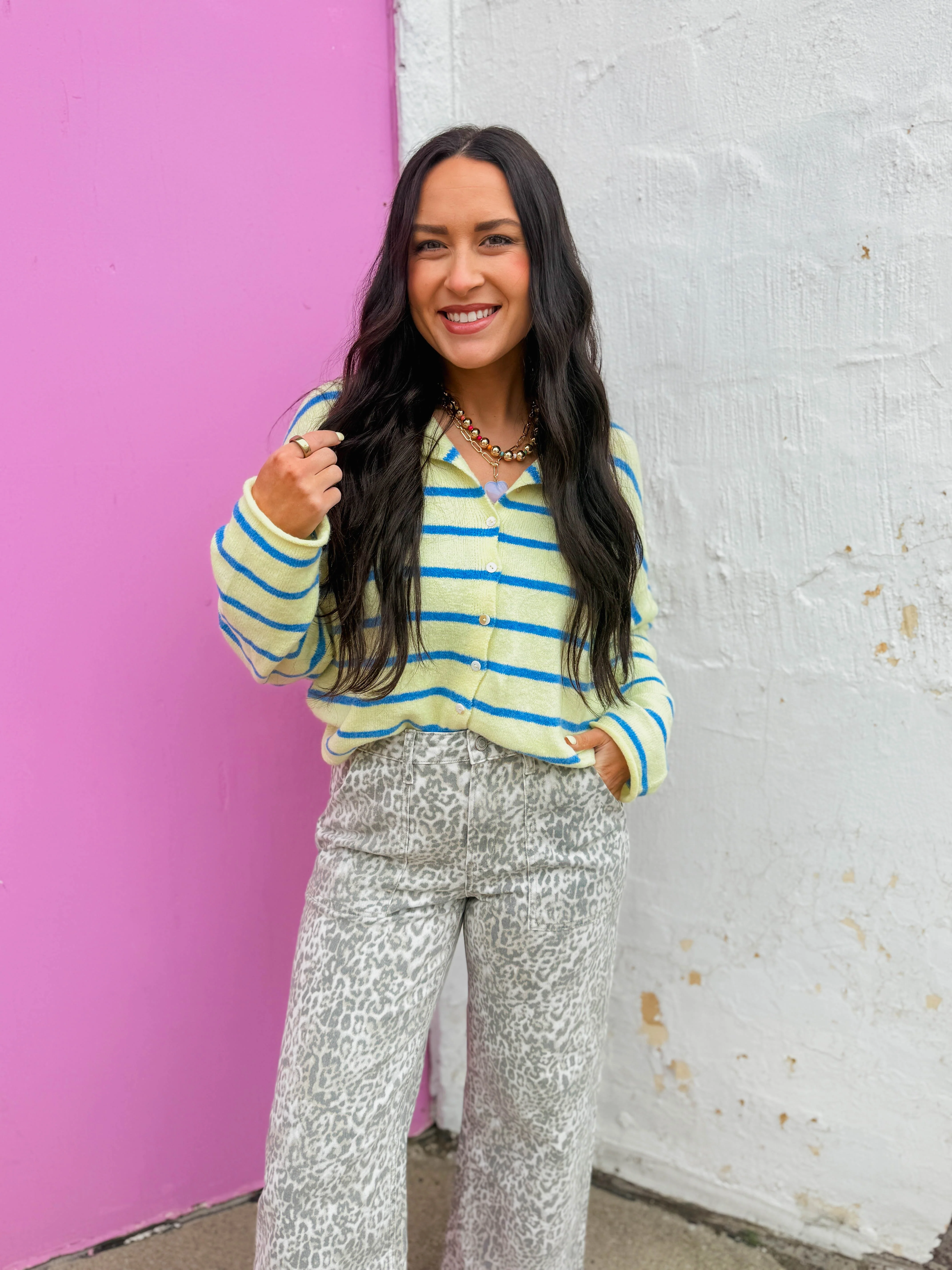 Alaina Striped Cardigan - Image 5