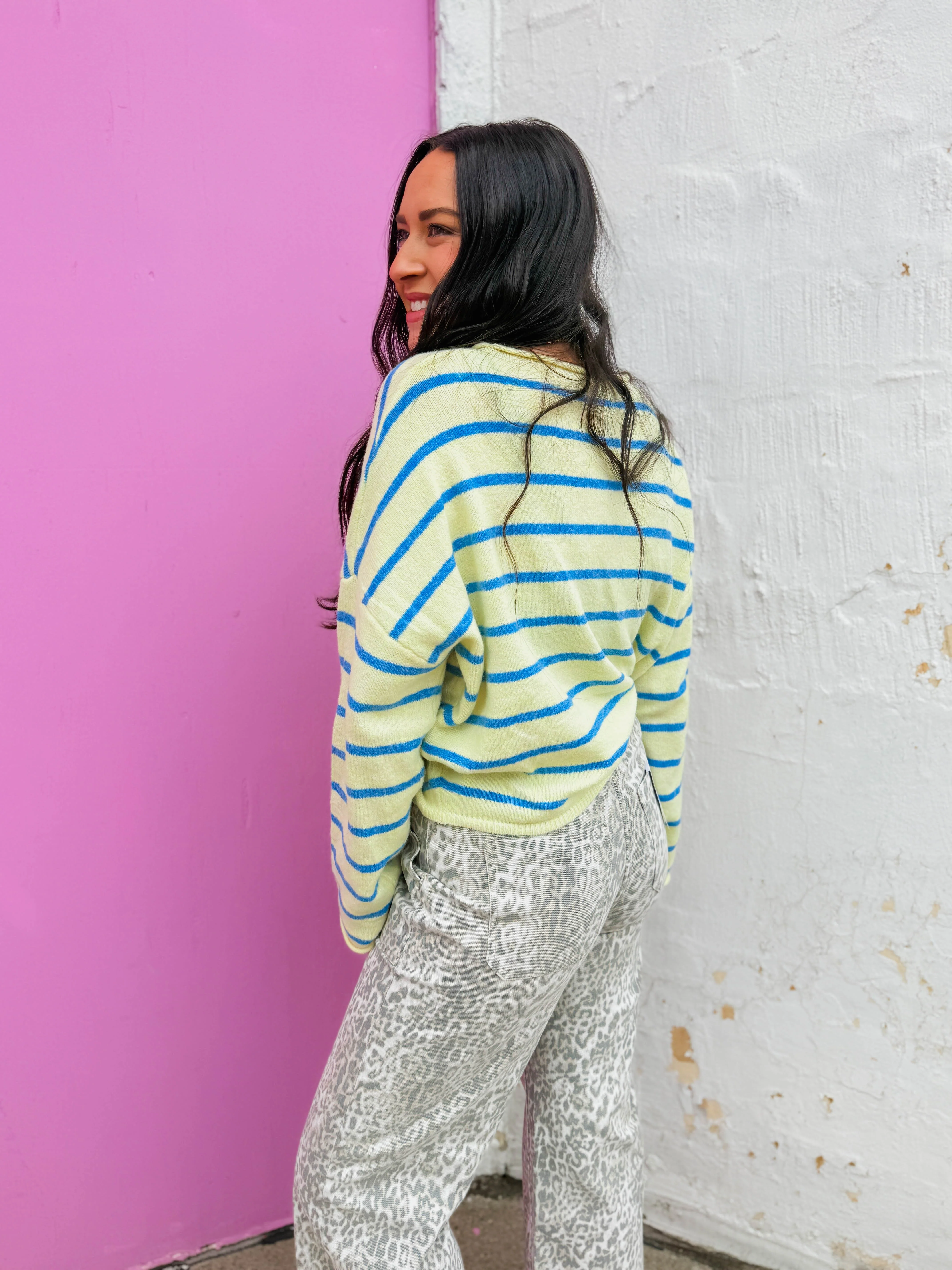 Alaina Striped Cardigan - Image 7