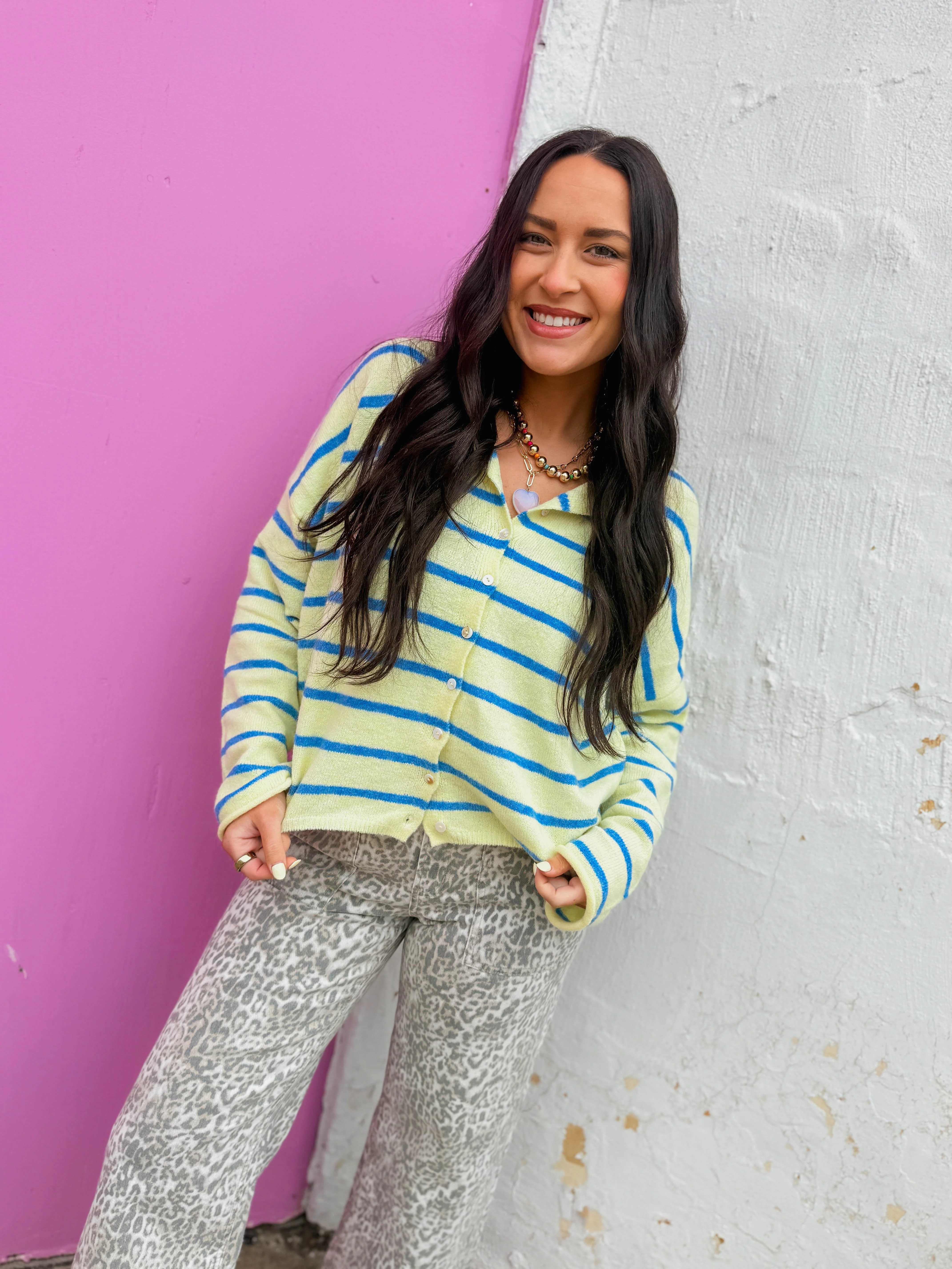 Alaina Striped Cardigan - Image 8