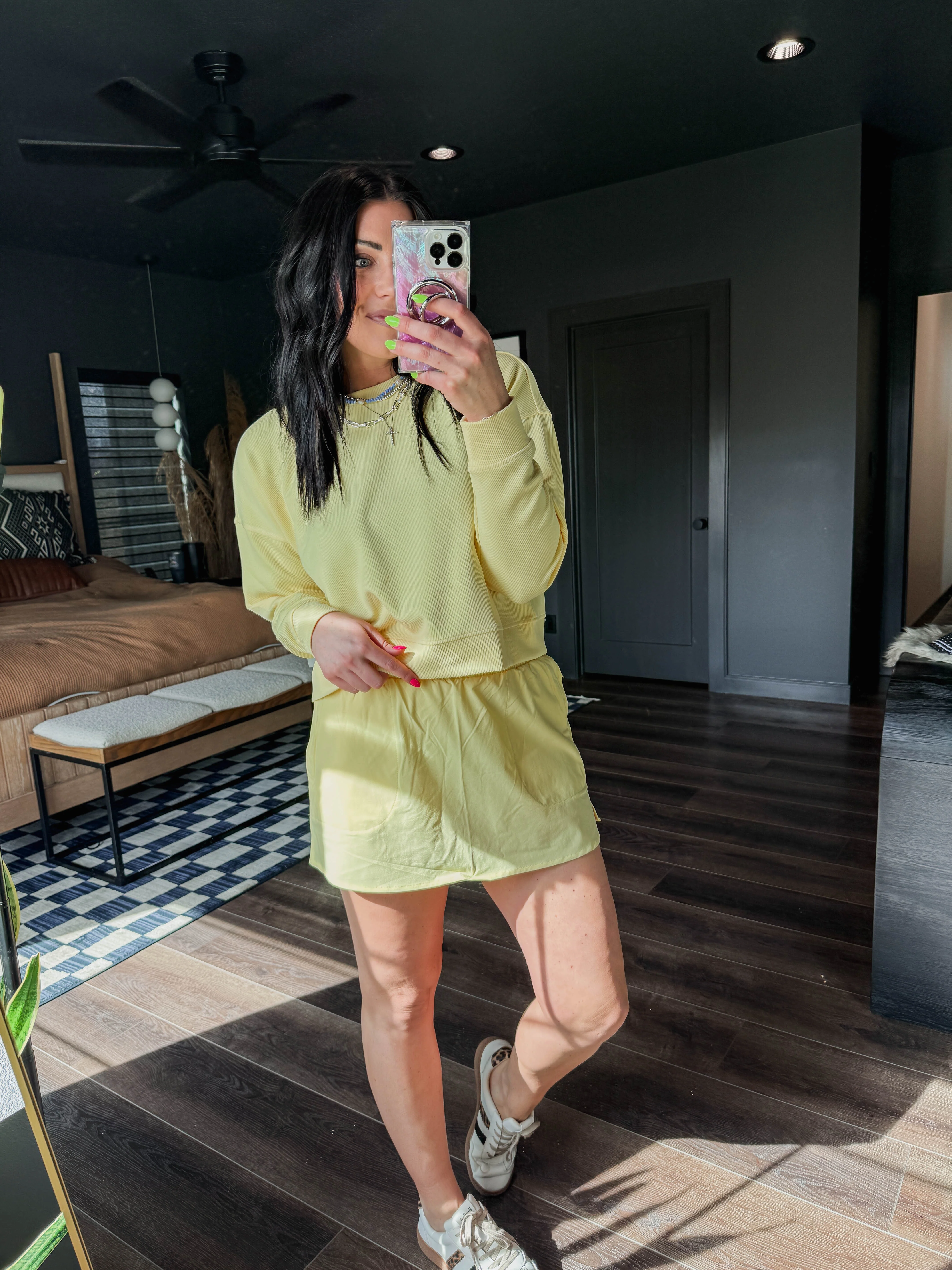Alana Ribbed Pullover-Lemon - Image 6