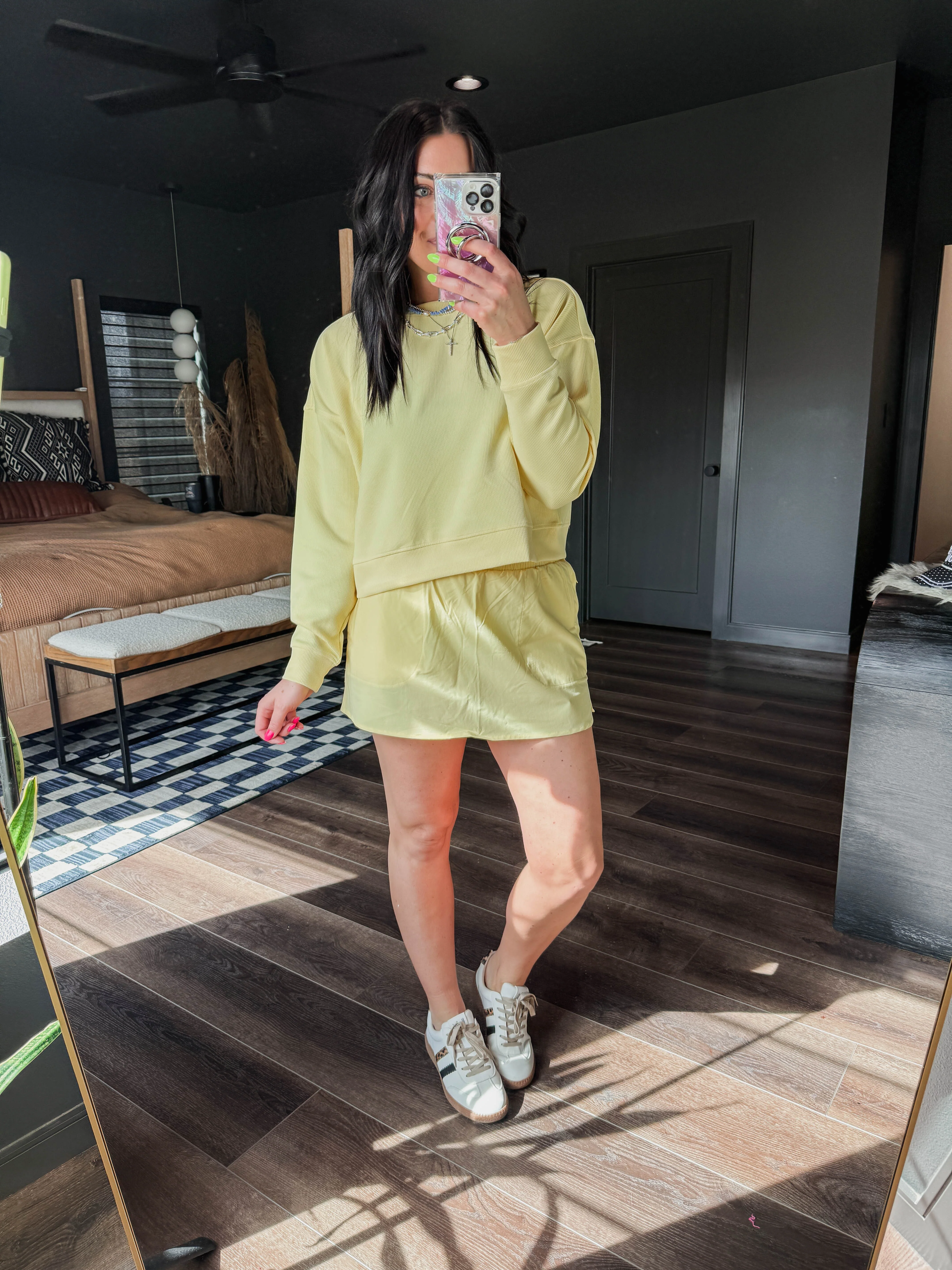 Alana Ribbed Pullover-Lemon - Image 9