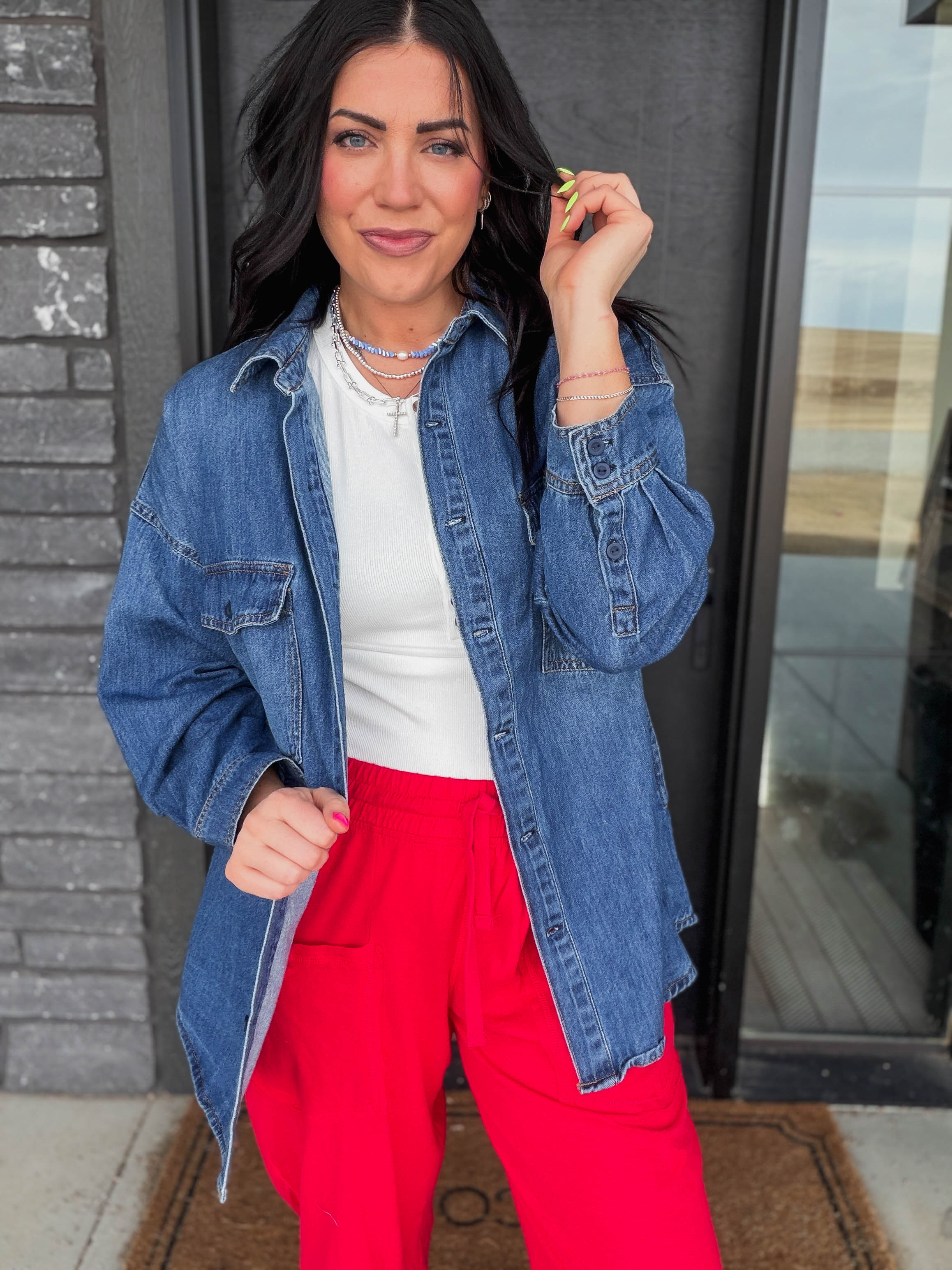 All I Need Denim Jacket - Image 17