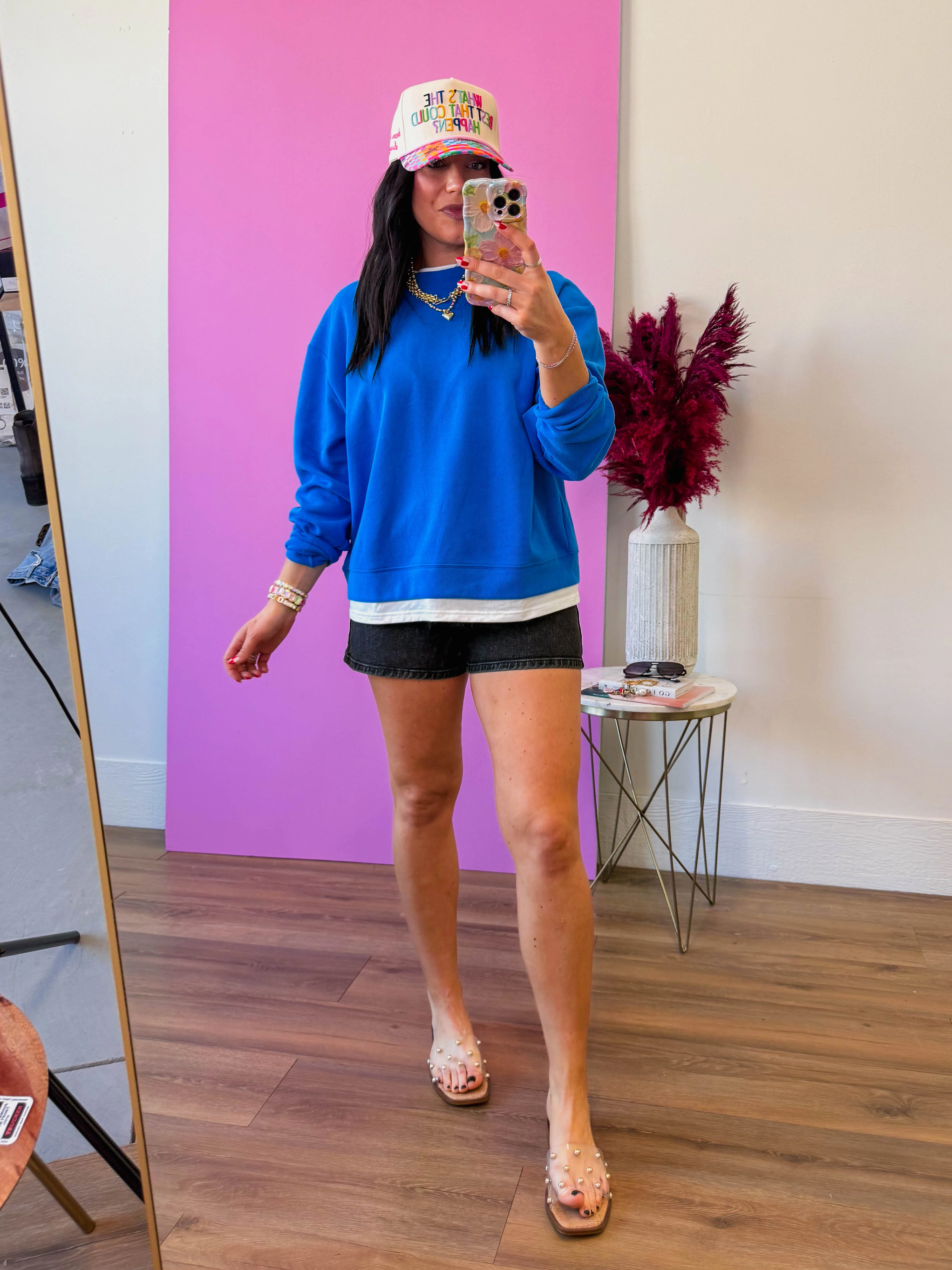 Always On Crewneck-Bright Blue - Image 11