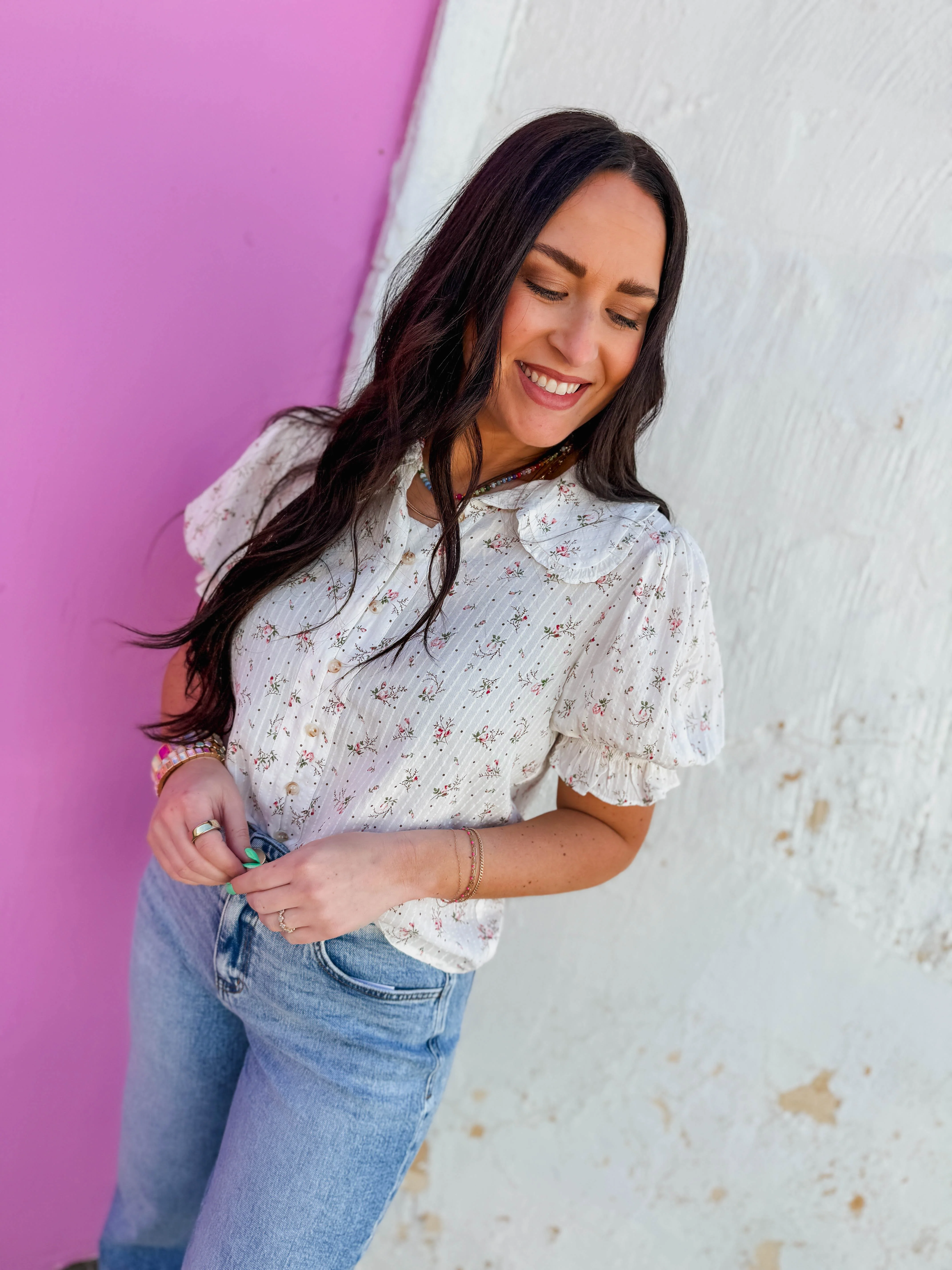 Amara Floral Top