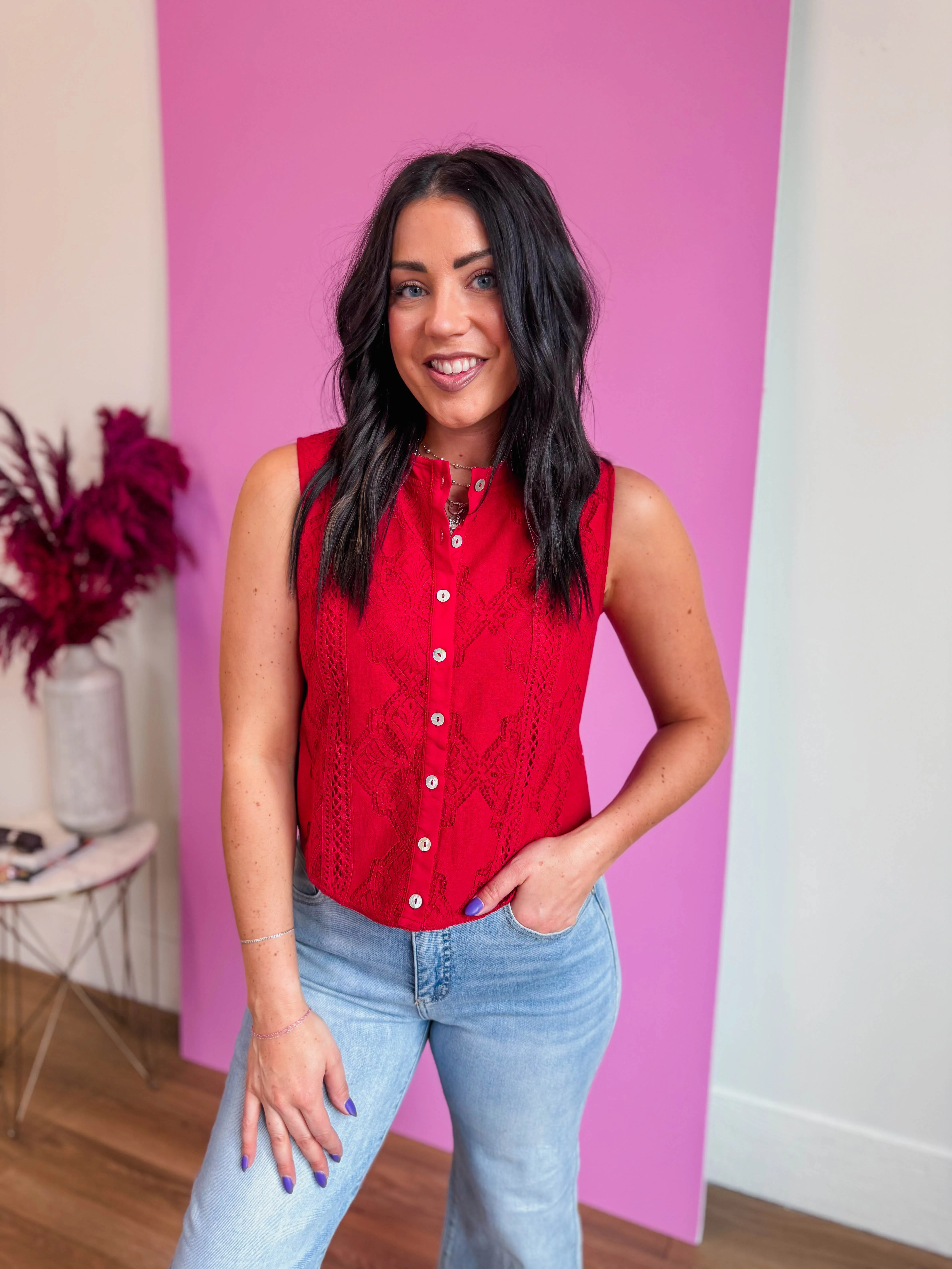 Angi Lace Top