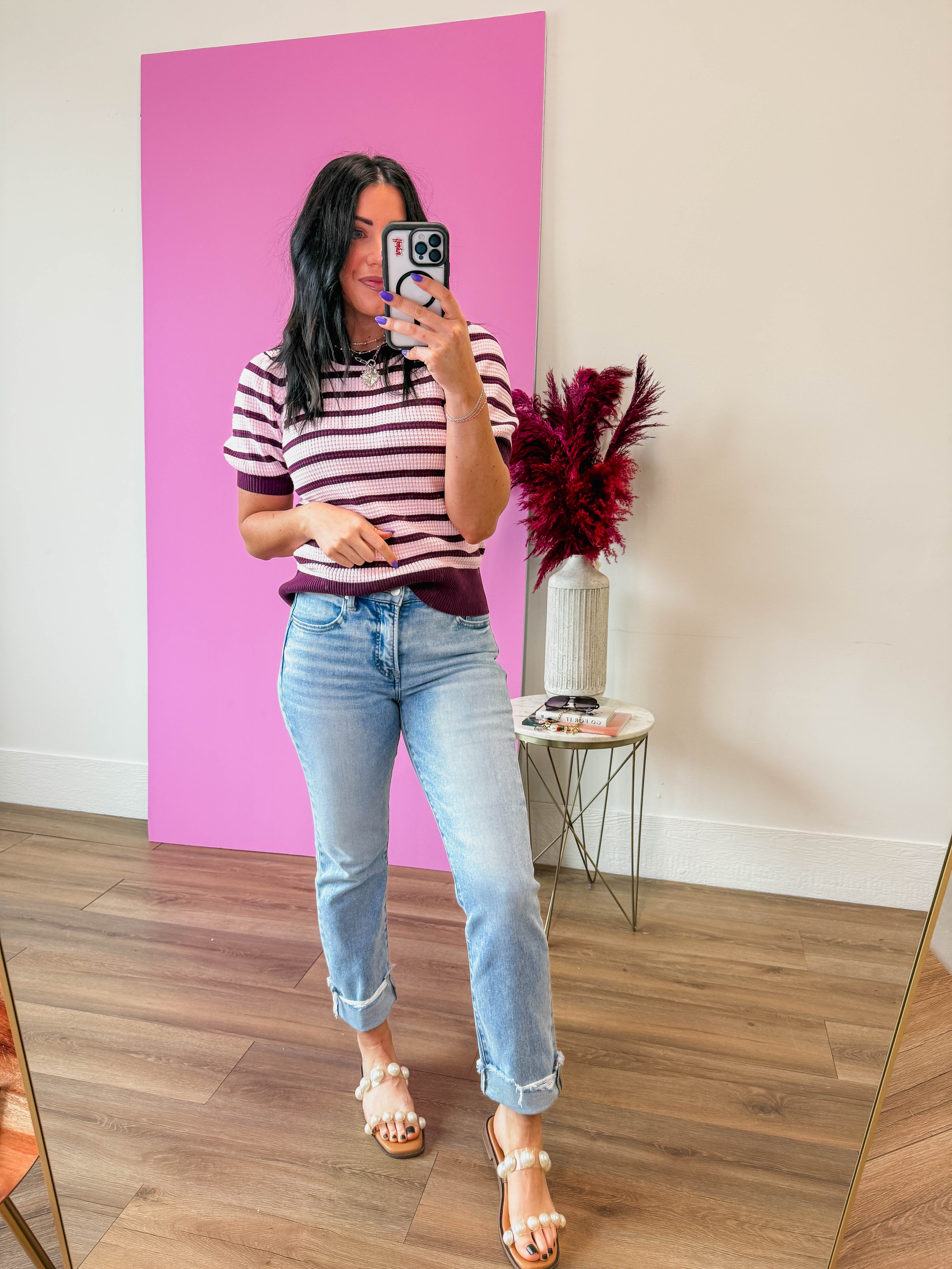 Annabel Striped Knit Top - Image 10