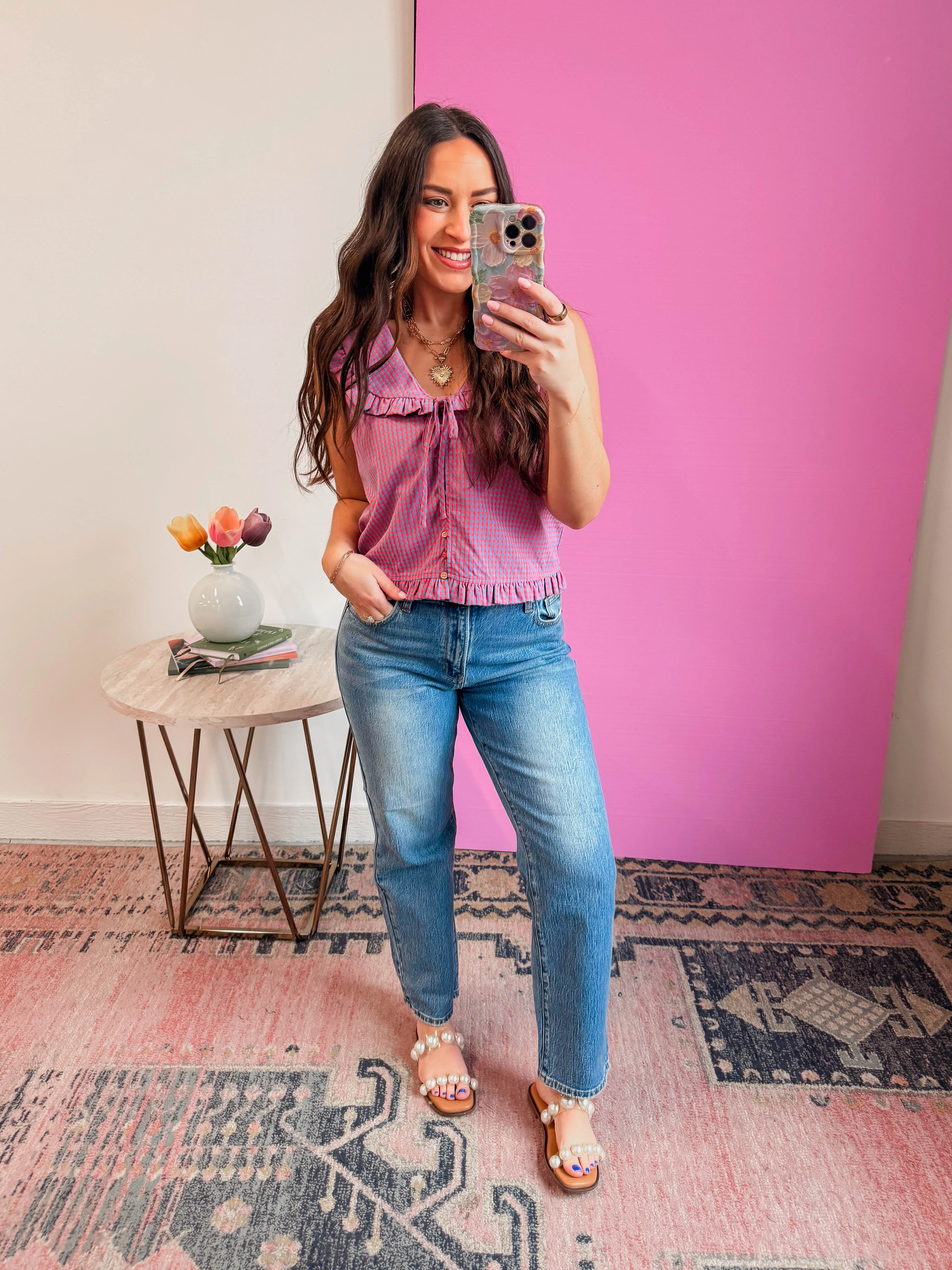 Ari Plaid Top - Image 10