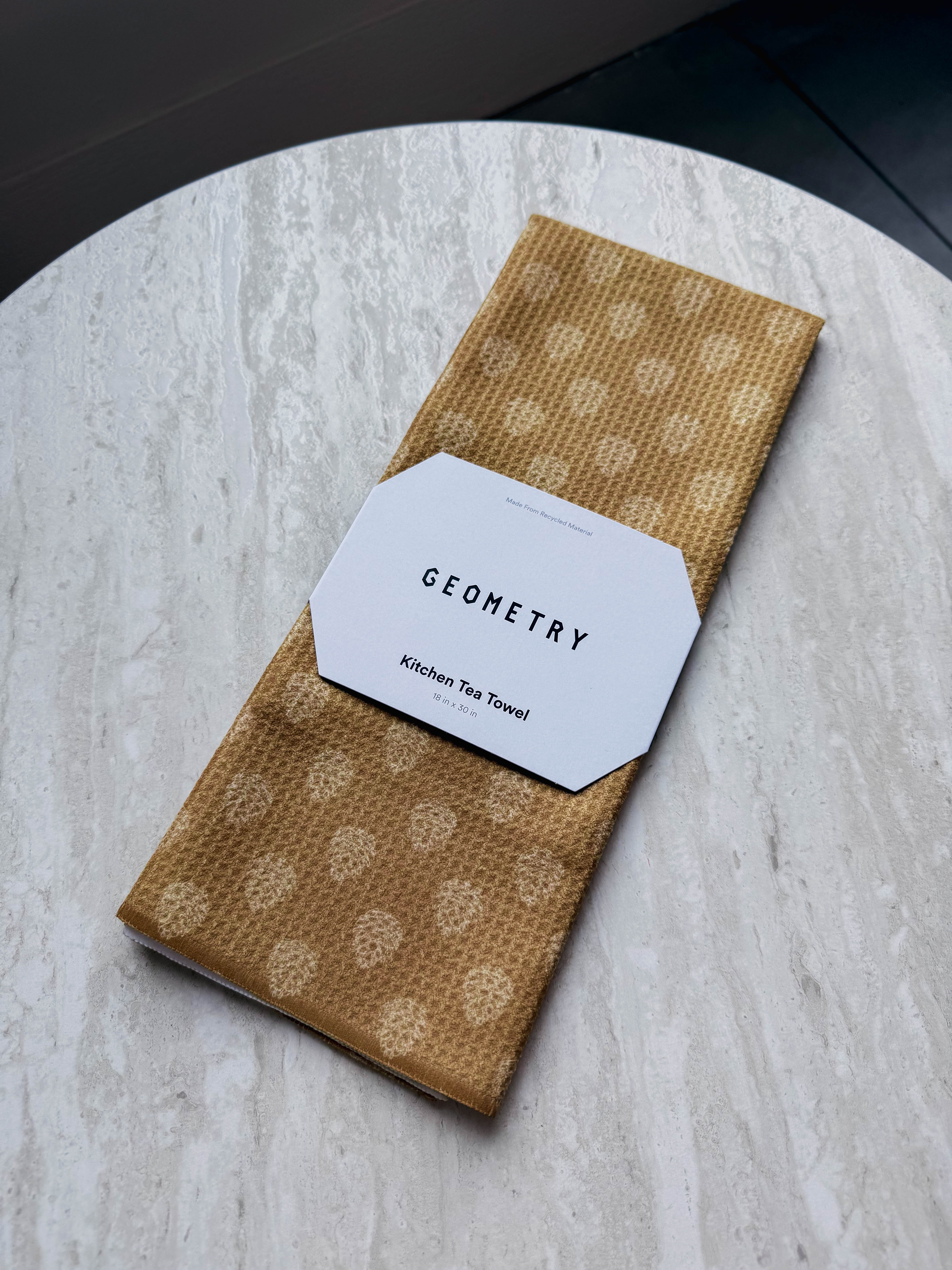 Autry Gold Tea Towel-Geometry