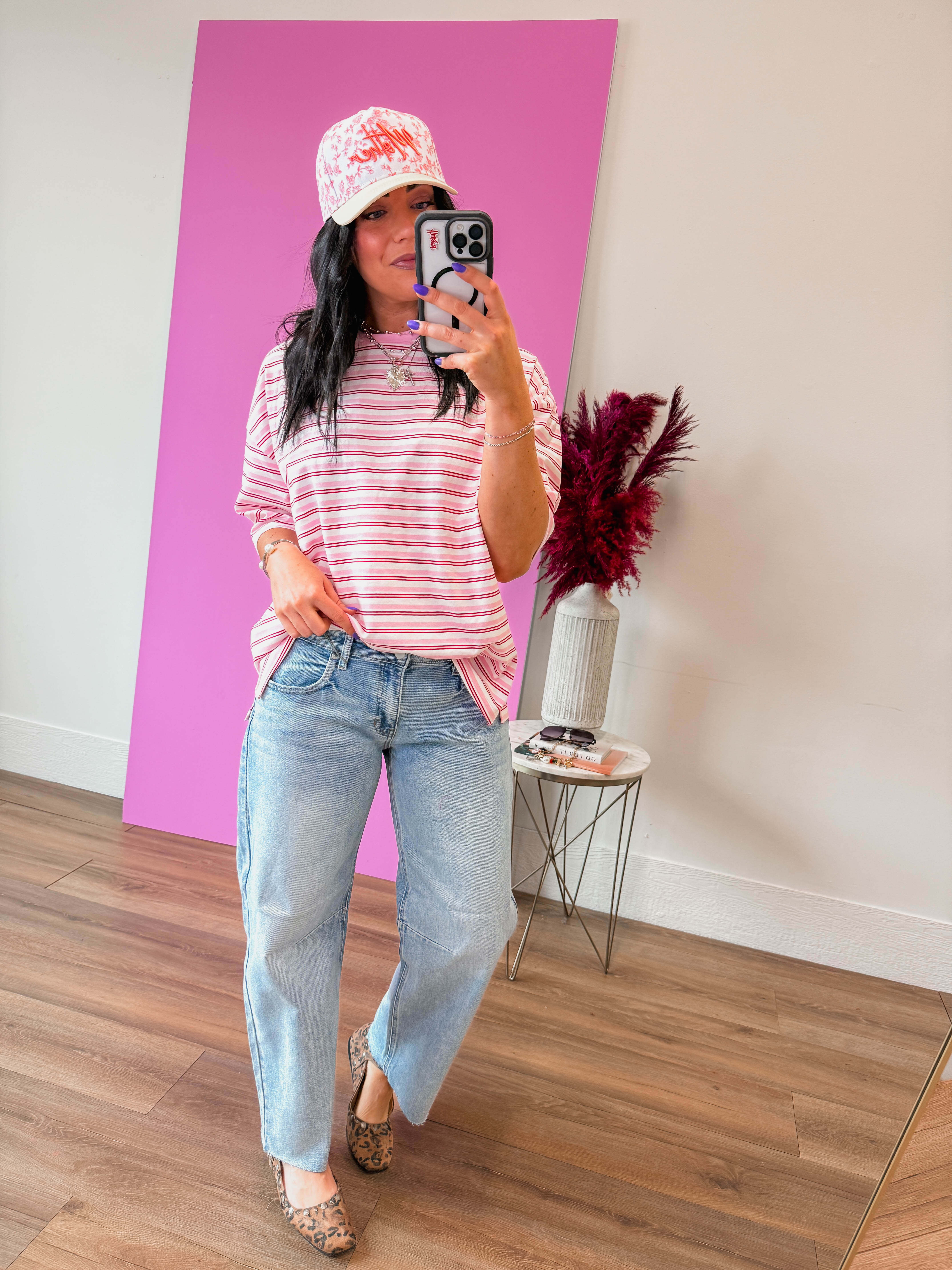 Ava Striped Tee - Image 10