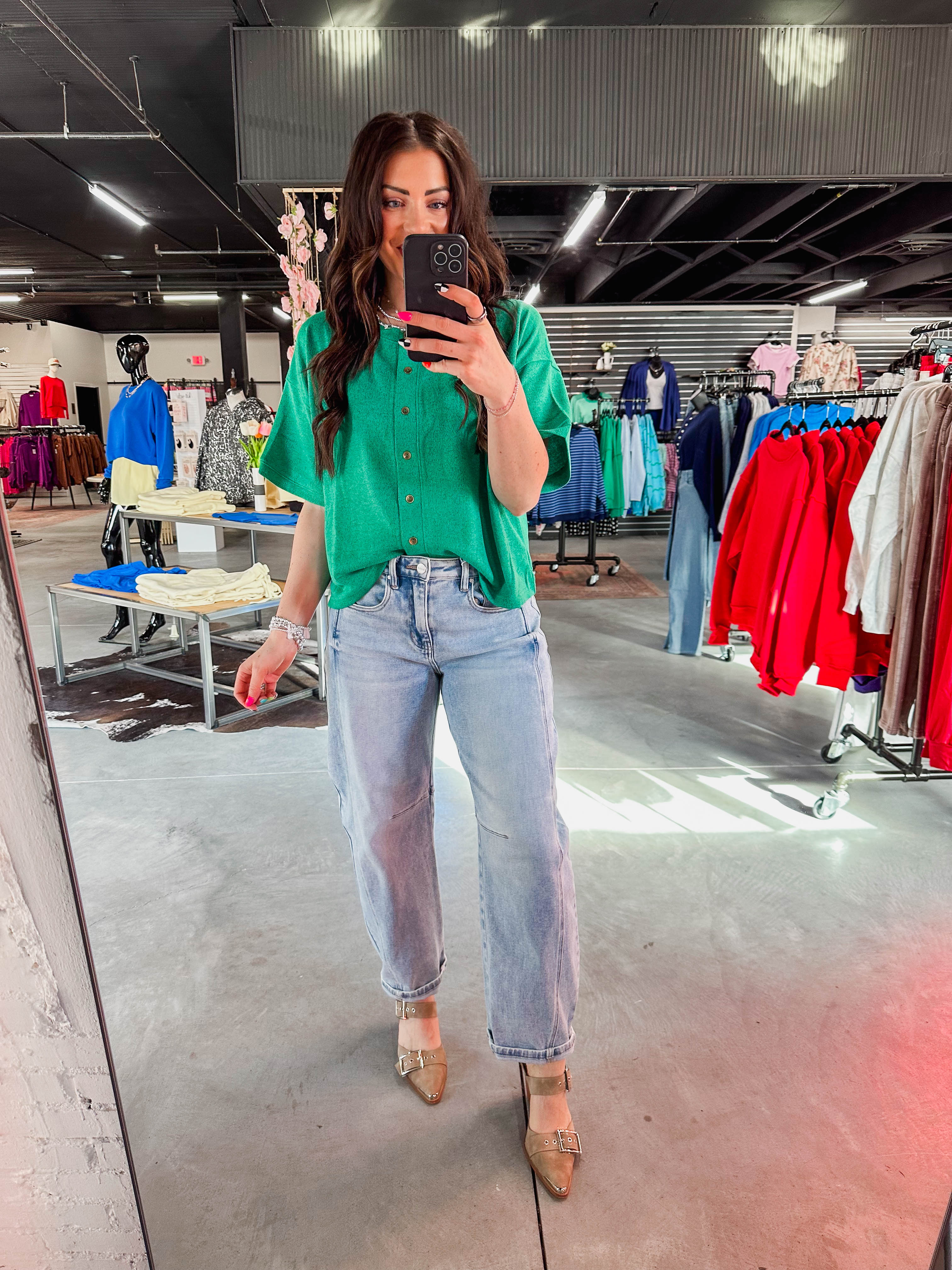 Avery Button Down Tee - Image 8