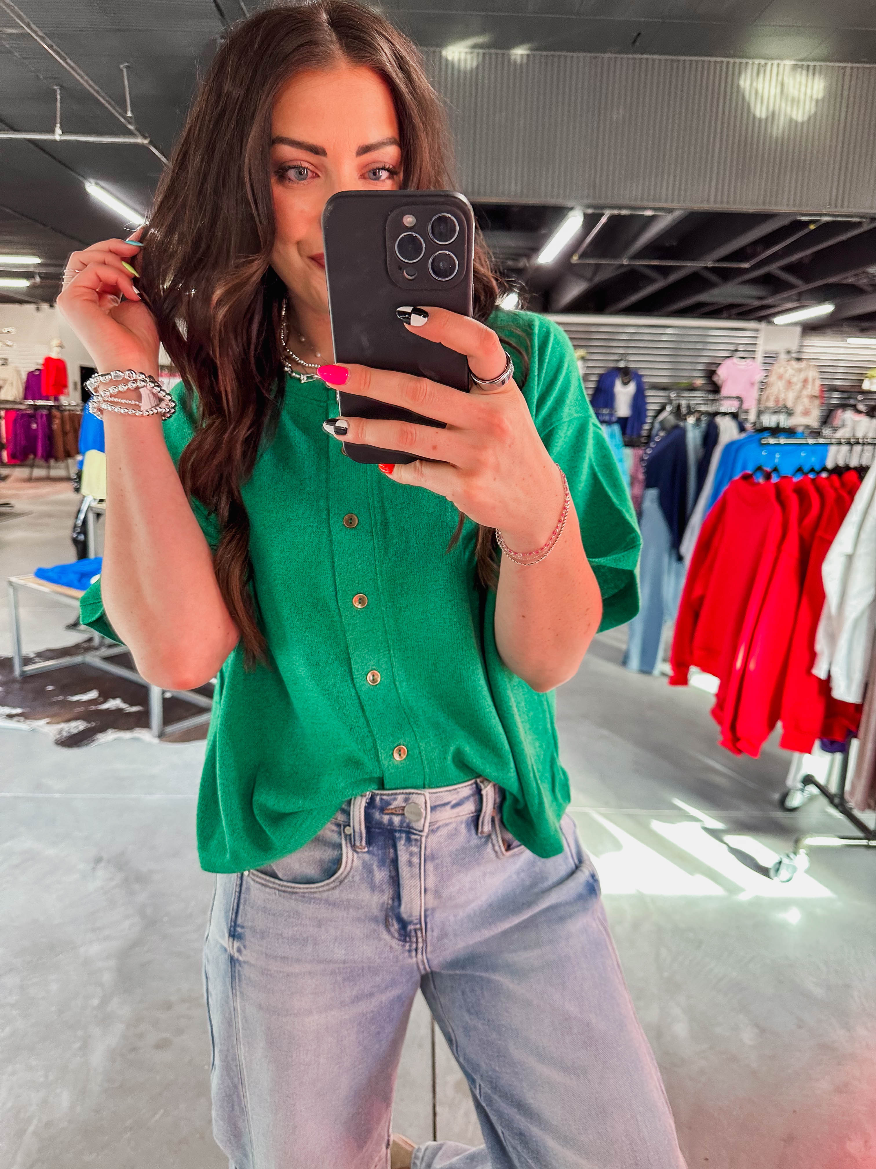 Avery Button Down Tee - Image 9