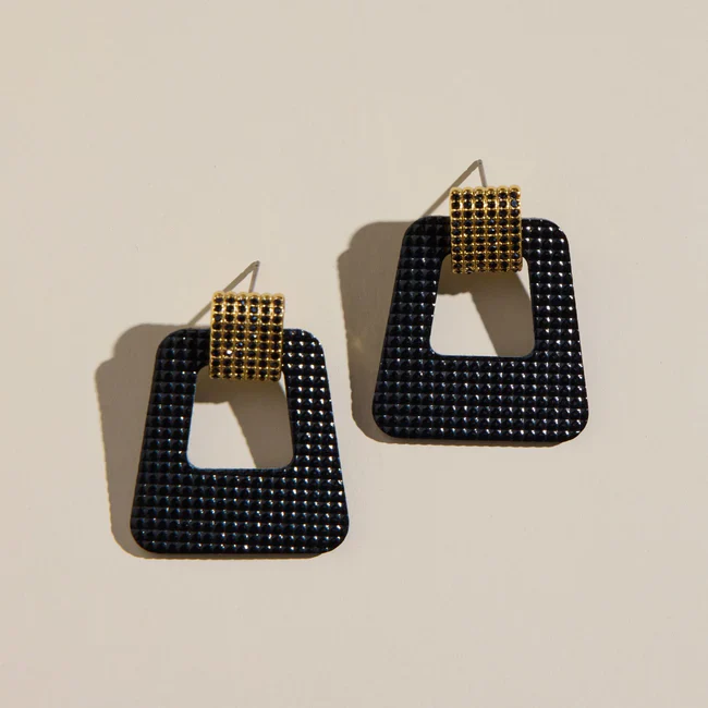 Avery Earrings-Afterglow - Nickel & Suede - Image 3