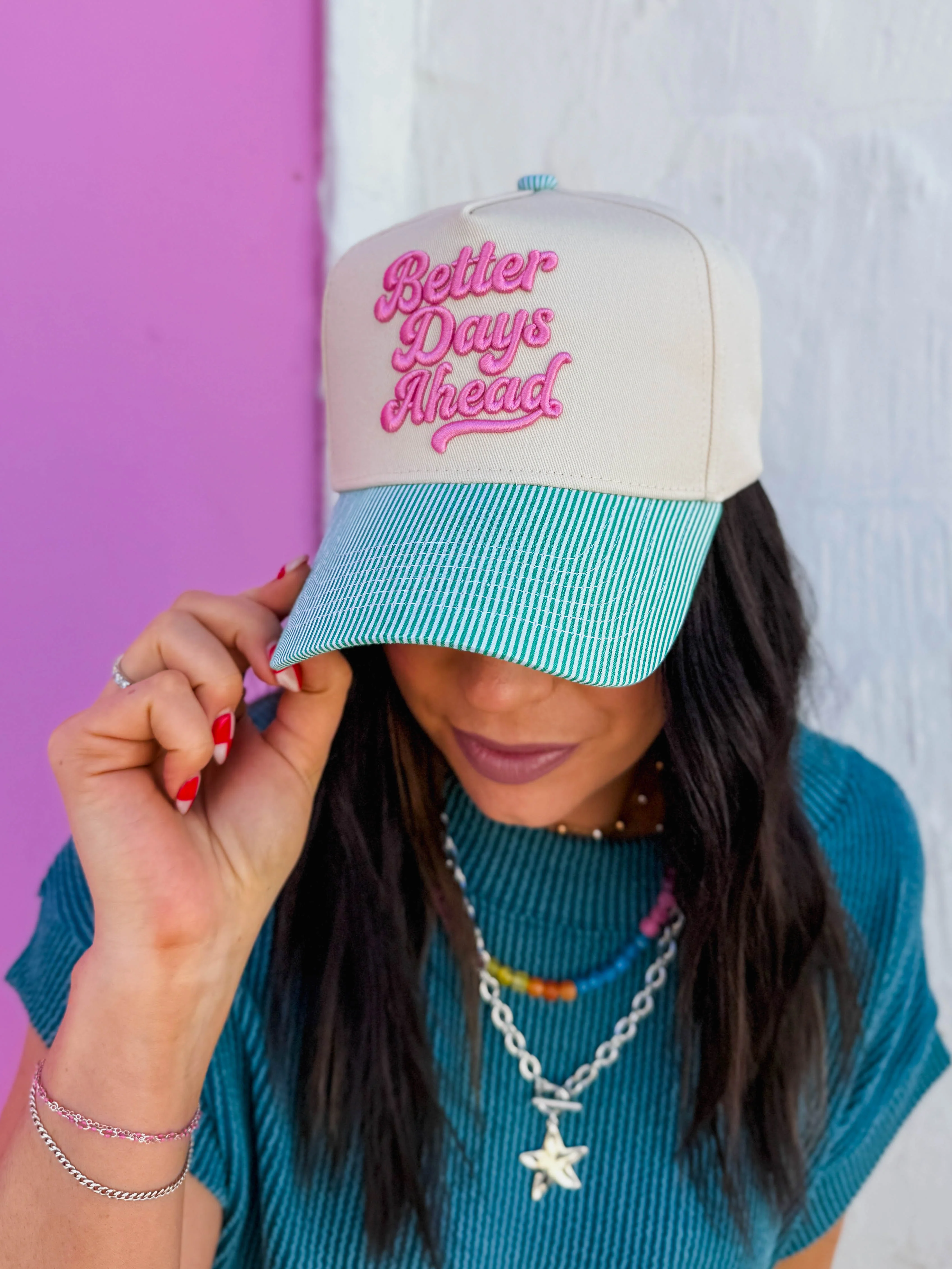Better Days Ahead Trucker Hat - Image 3