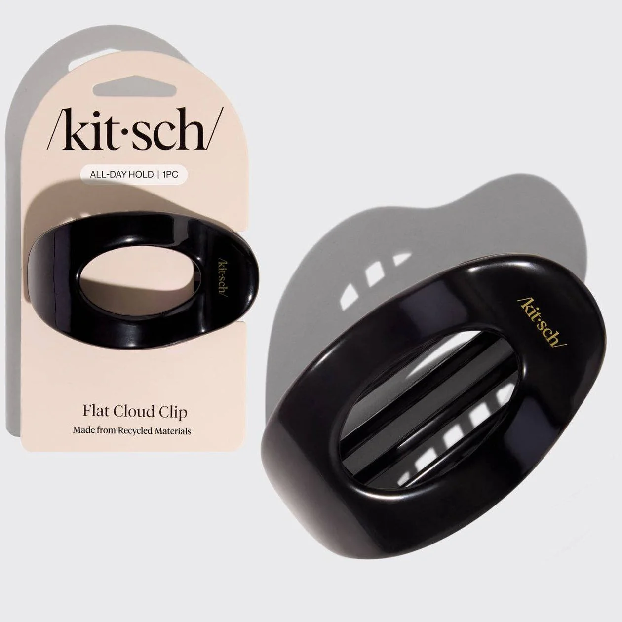 Black Flat Cloud Clip - Medium - Image 2