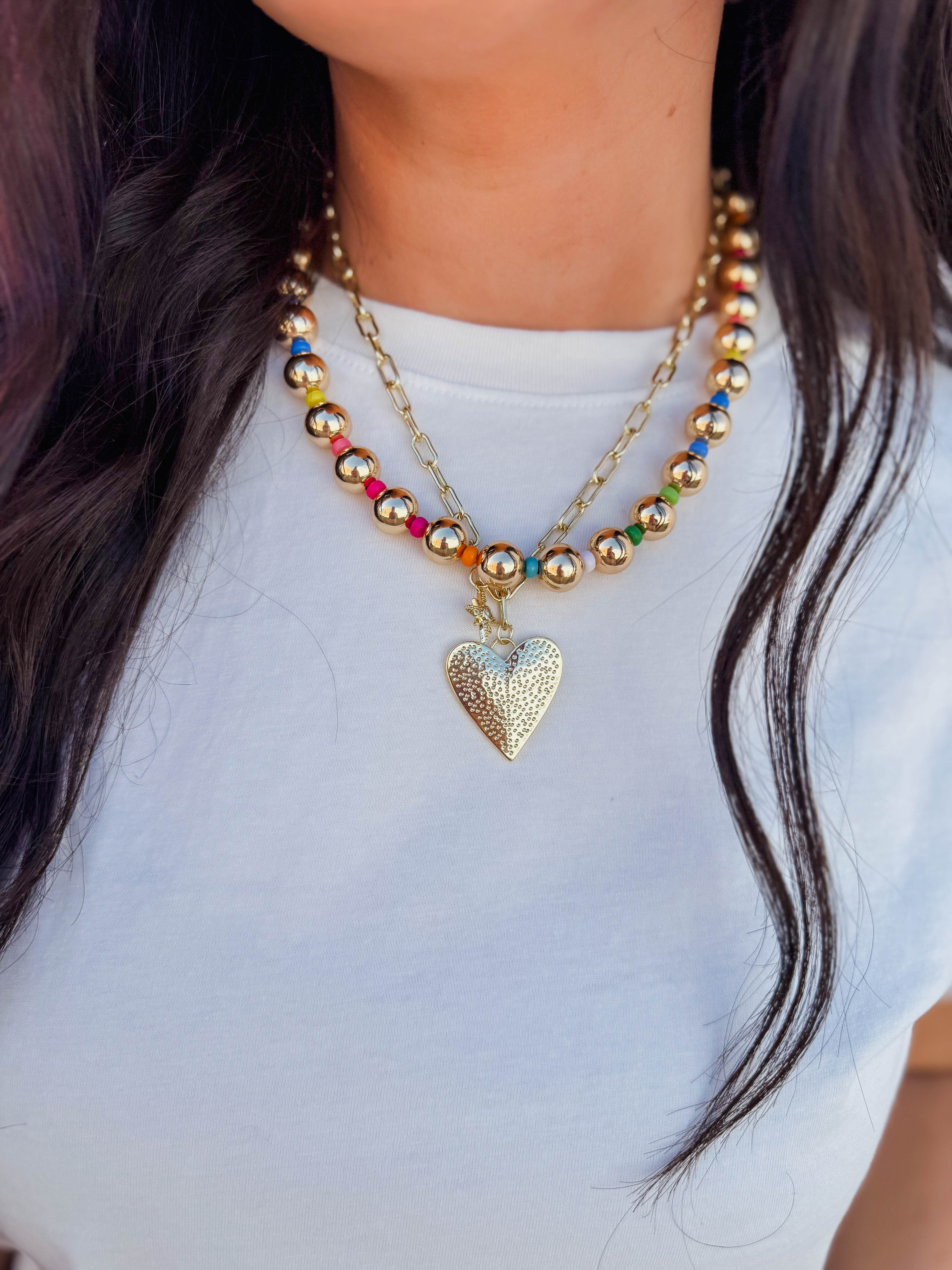 Blakely Statement Ball Bead Necklace - Image 2