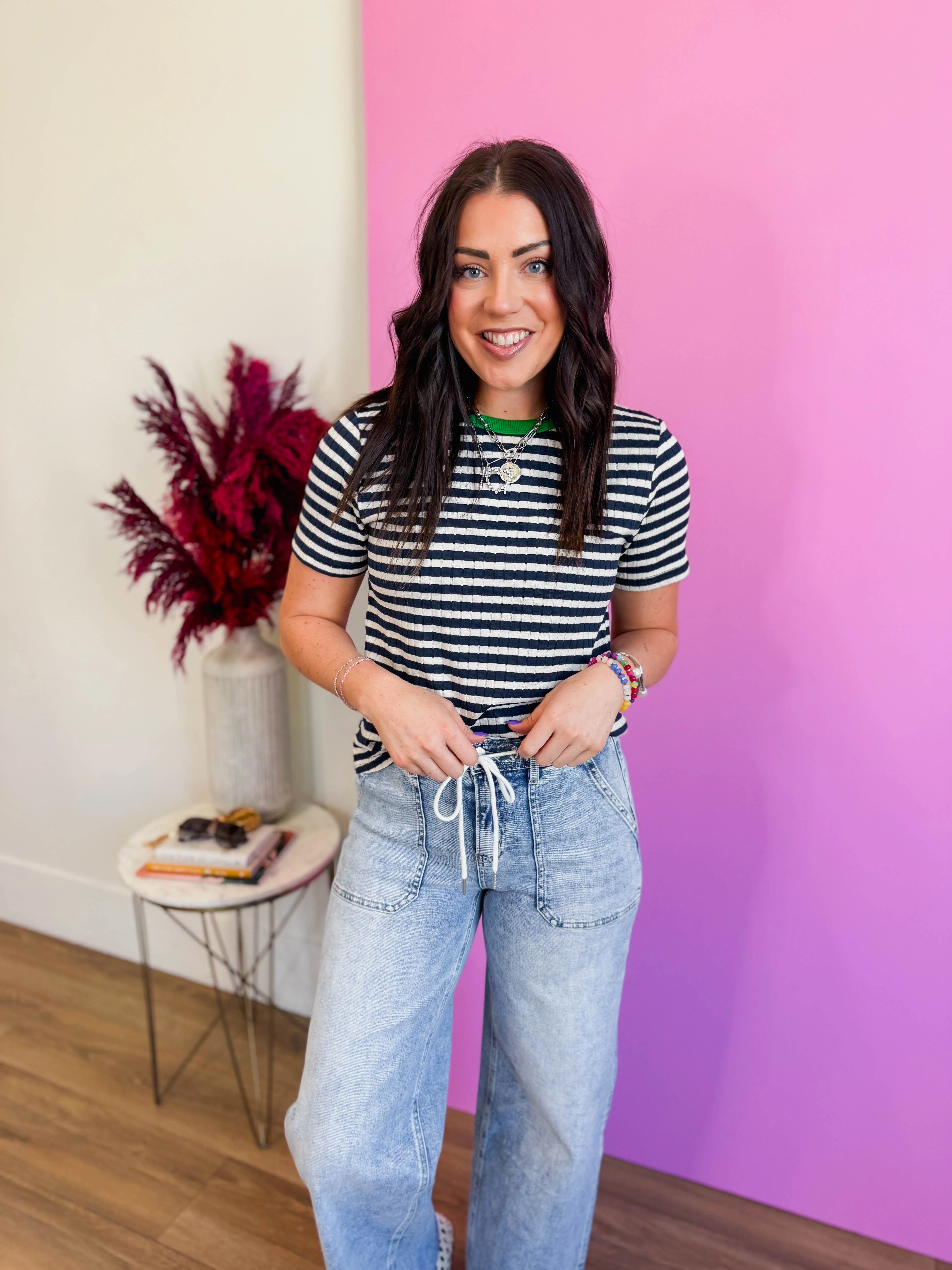Brandy Striped Tee