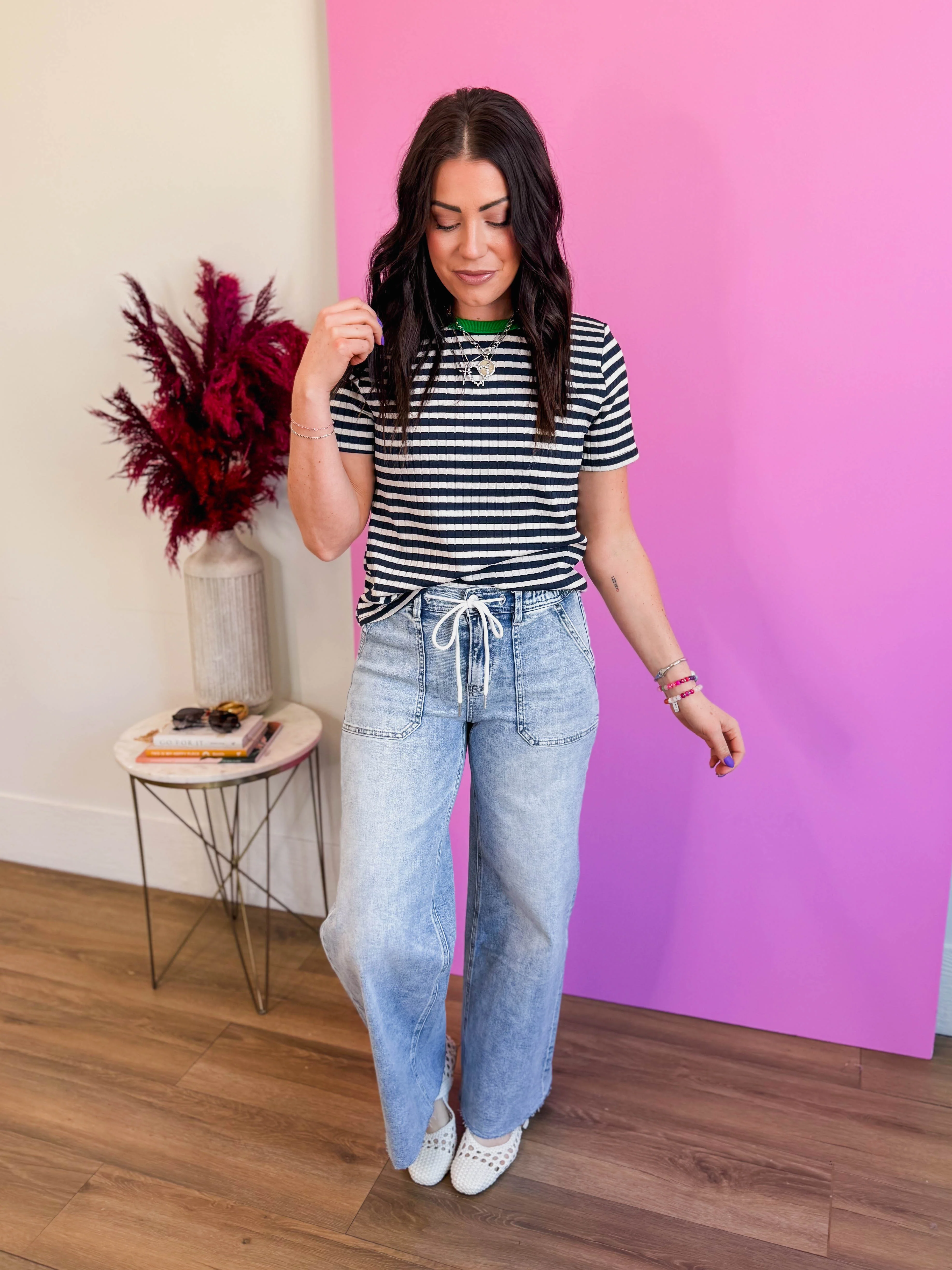 Brandy Striped Tee - Image 2