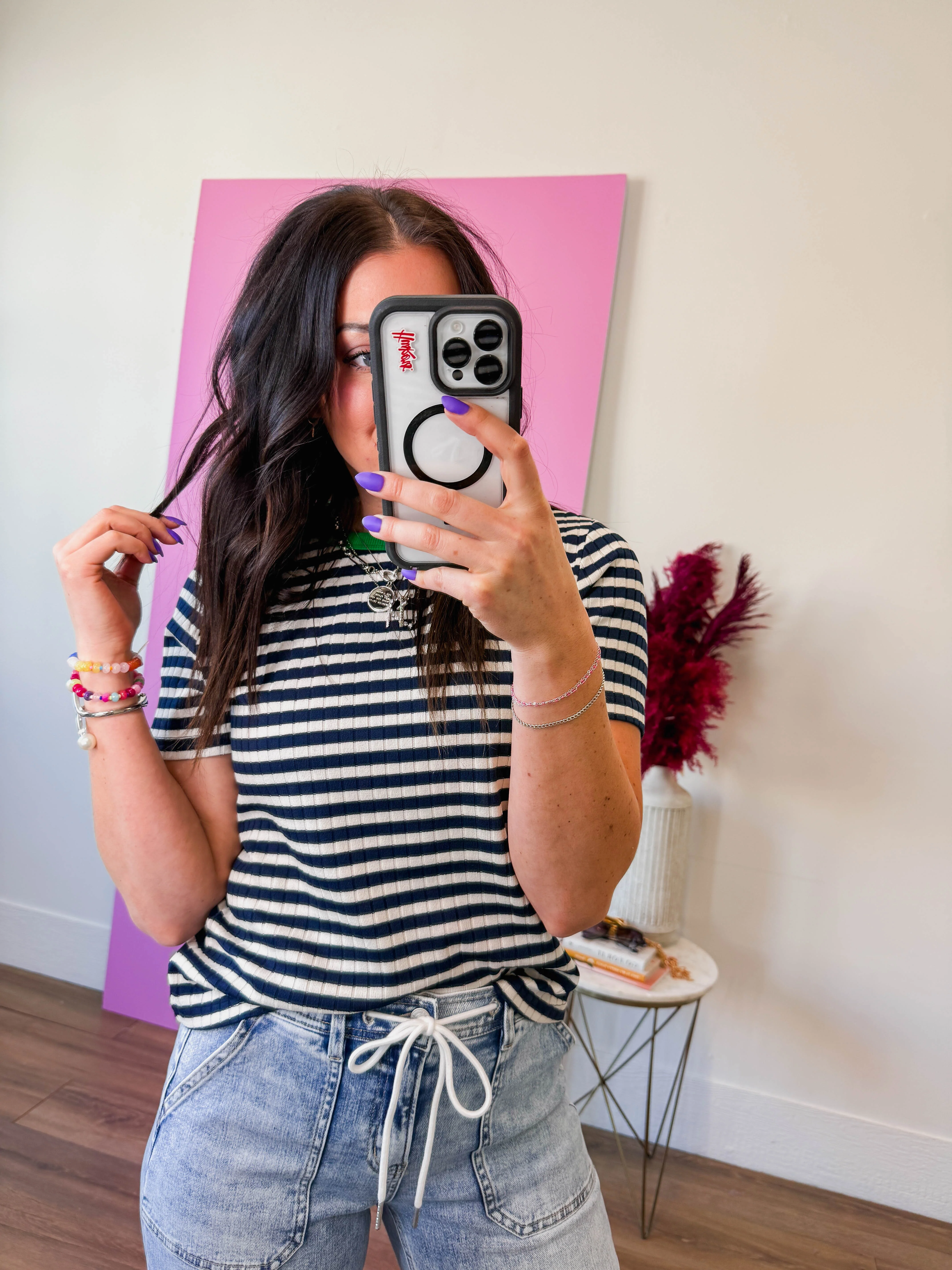 Brandy Striped Tee - Image 3