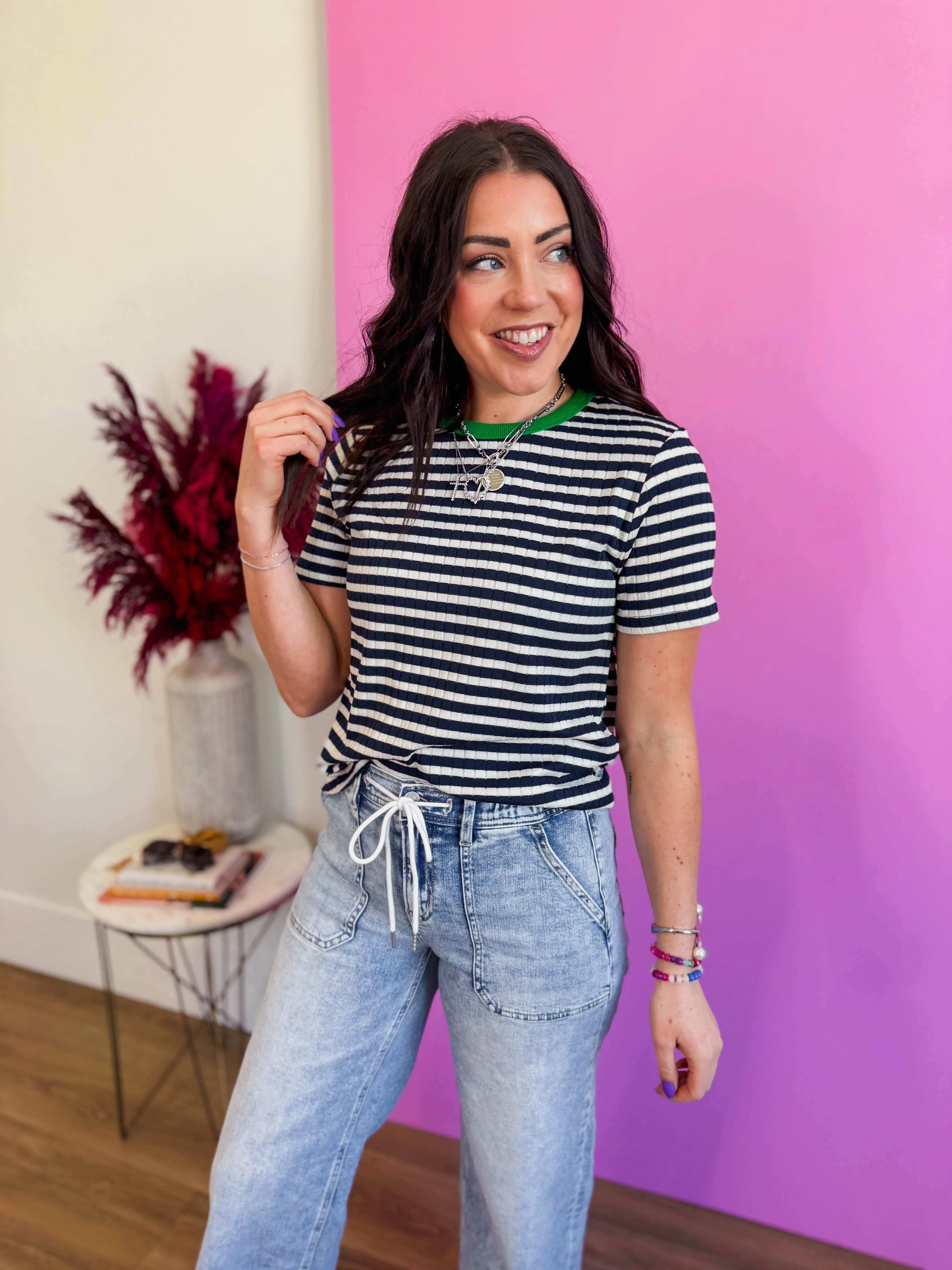 Brandy Striped Tee - Image 5