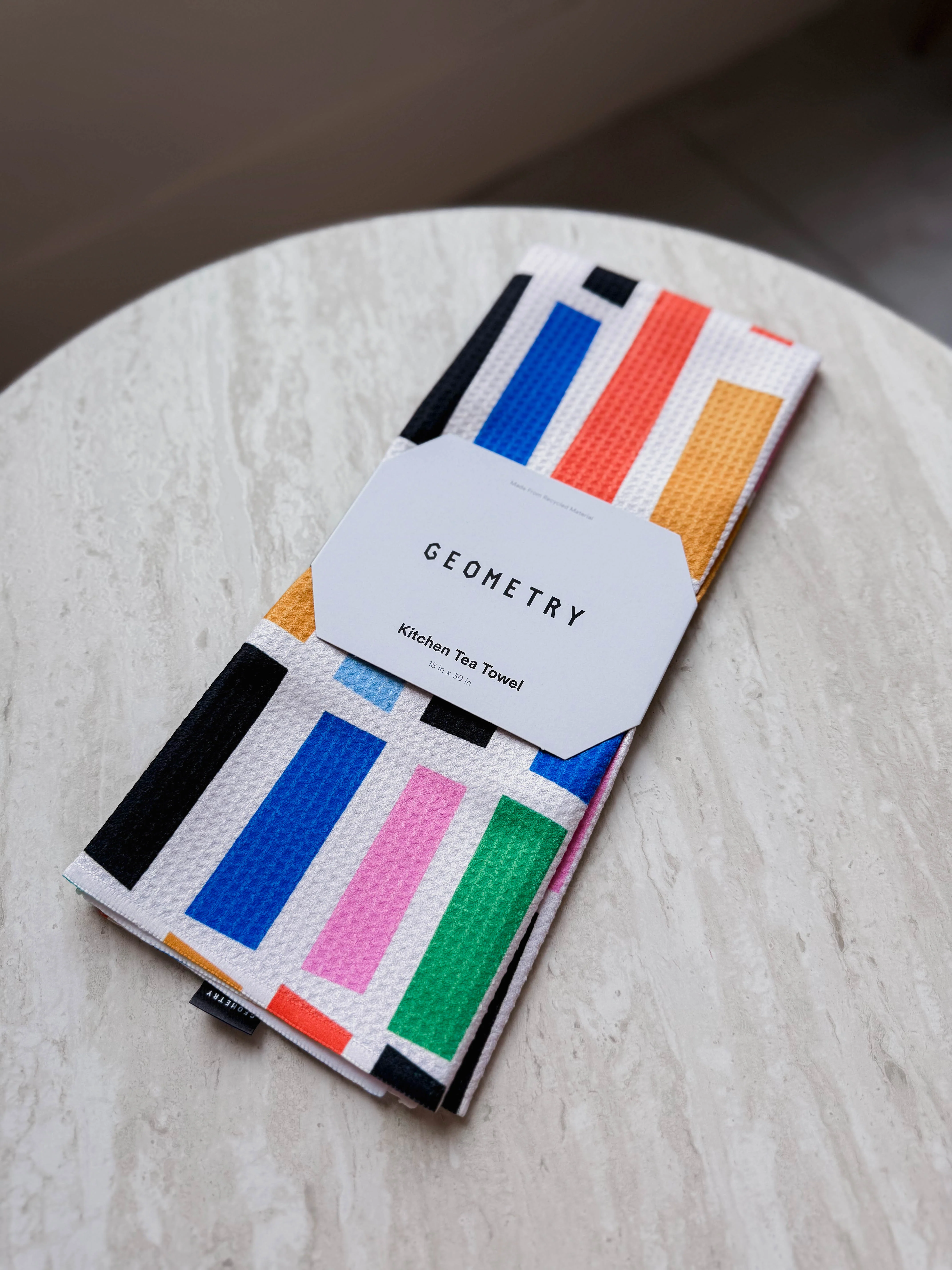 Bricks Tea Towel-Geometry