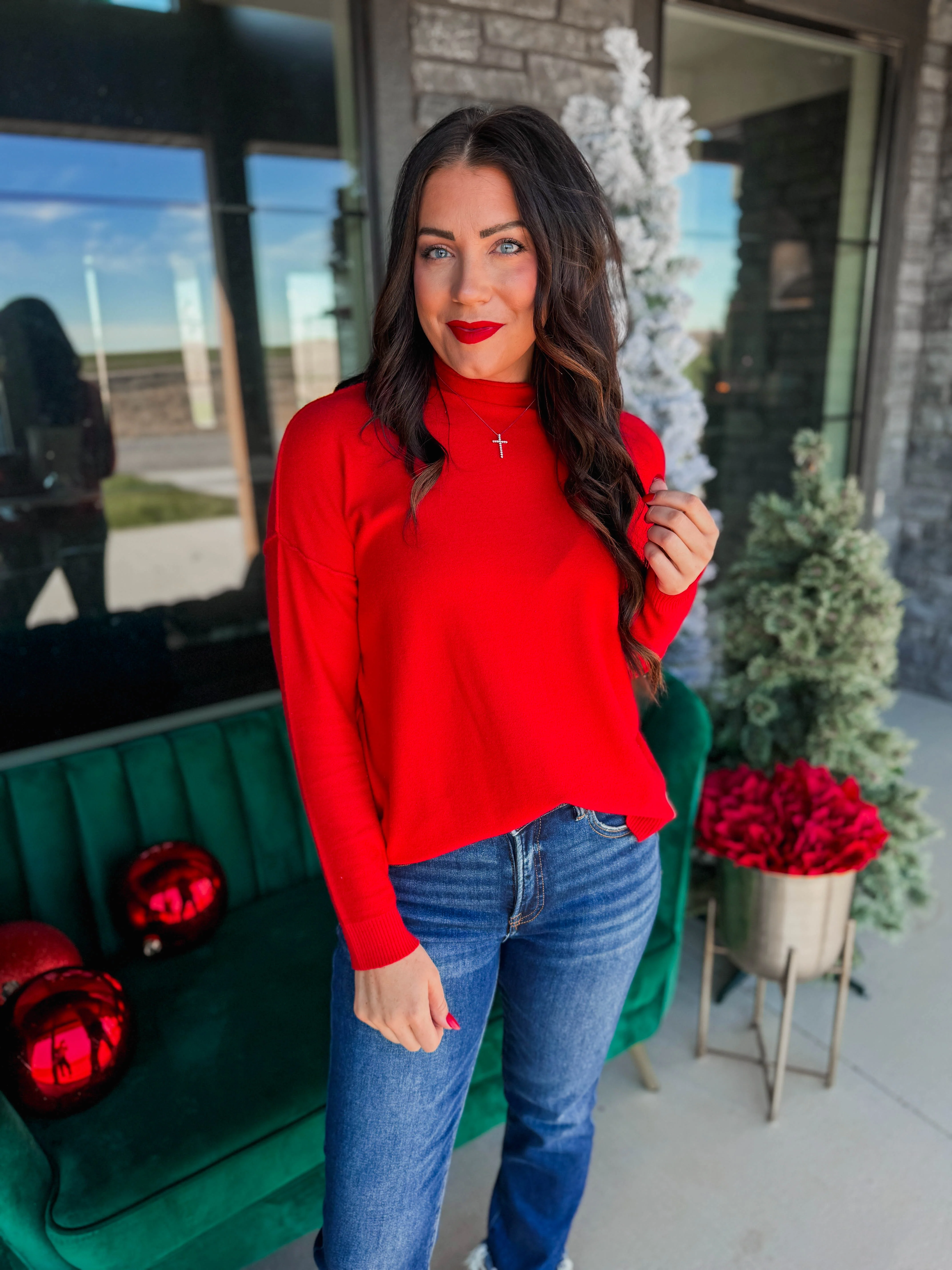 Camille Sweater-Ruby - Image 15