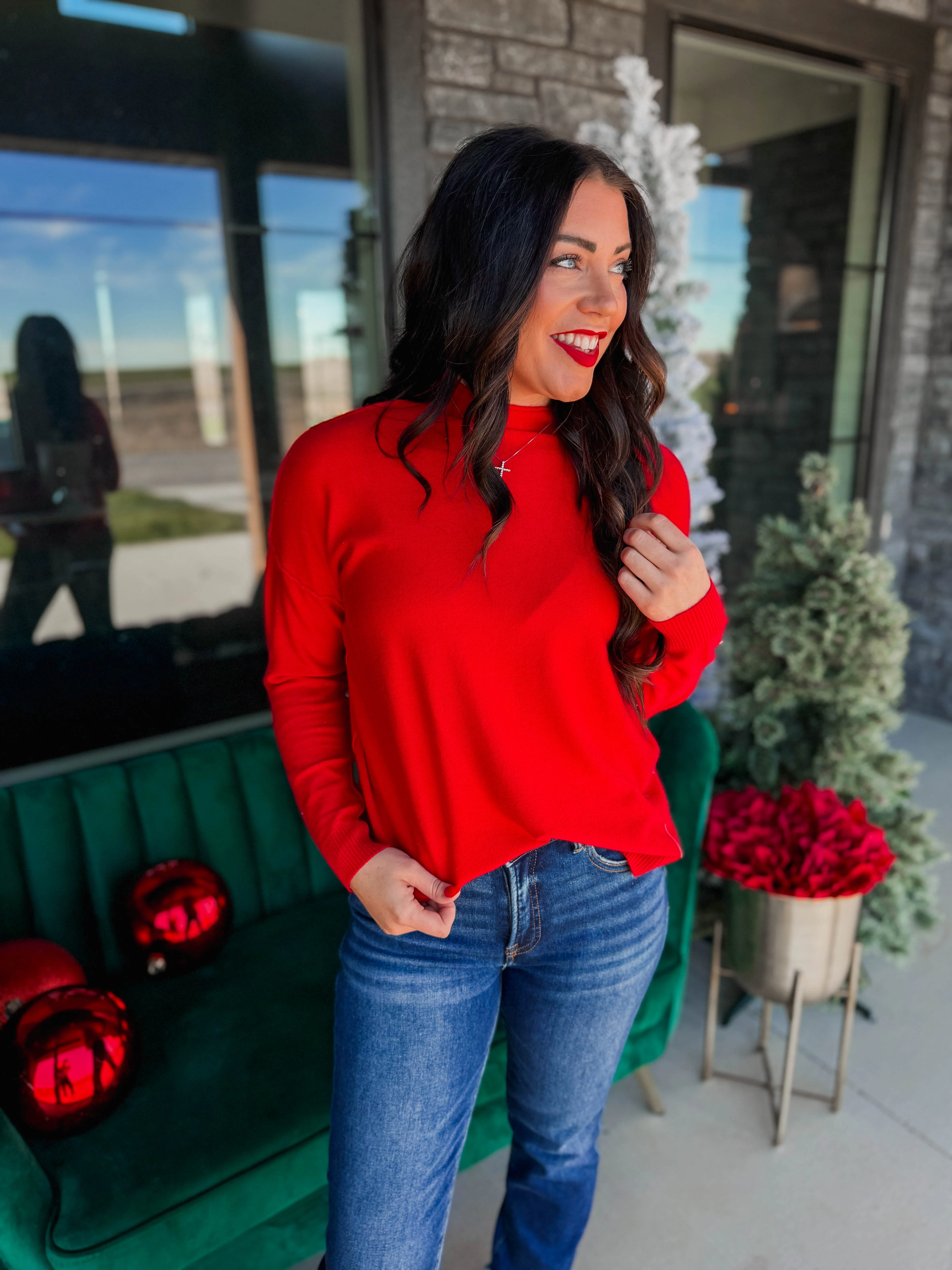 Camille Sweater-Ruby - Image 17