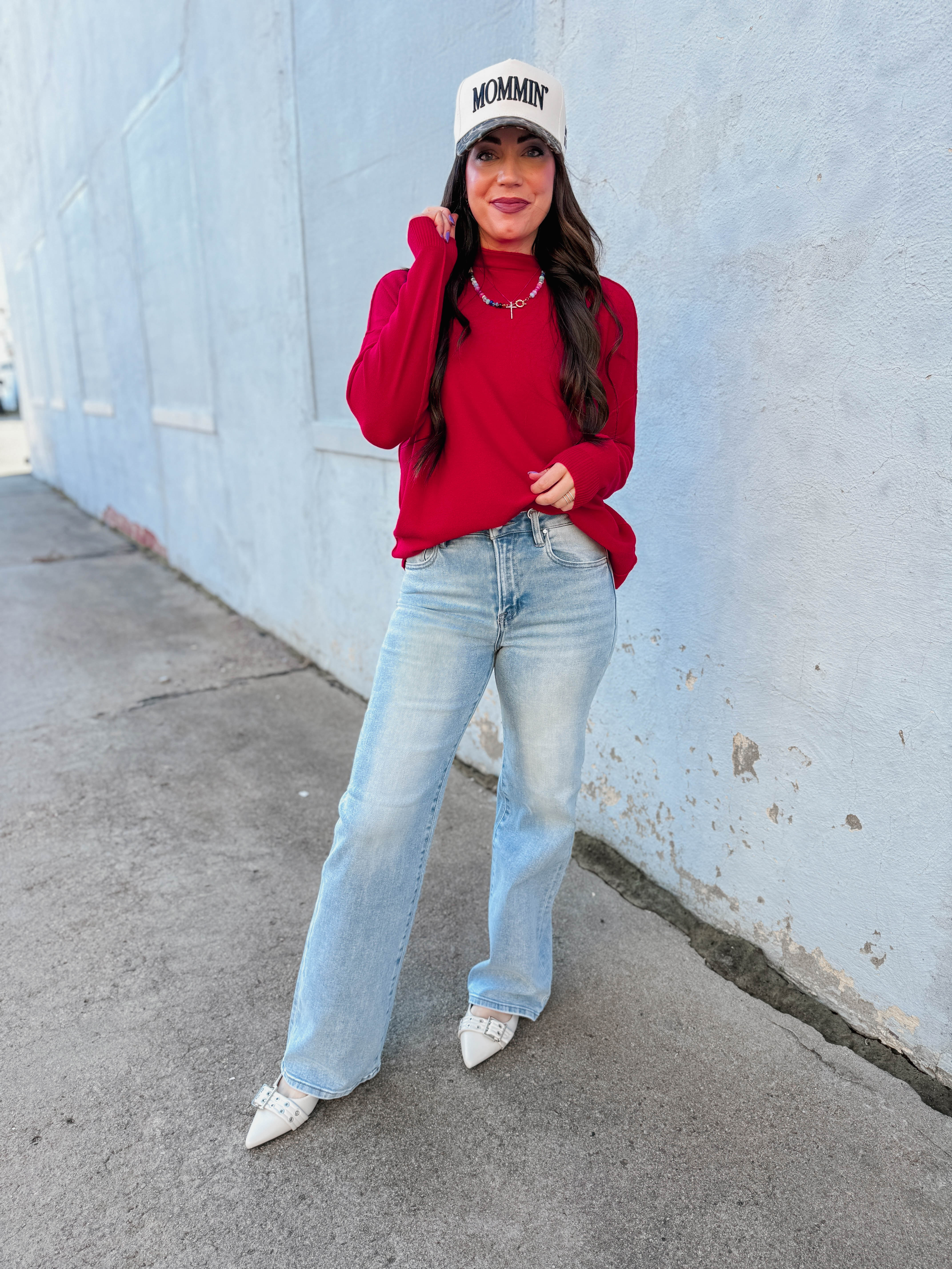 Camille Sweater-Ruby - Image 22