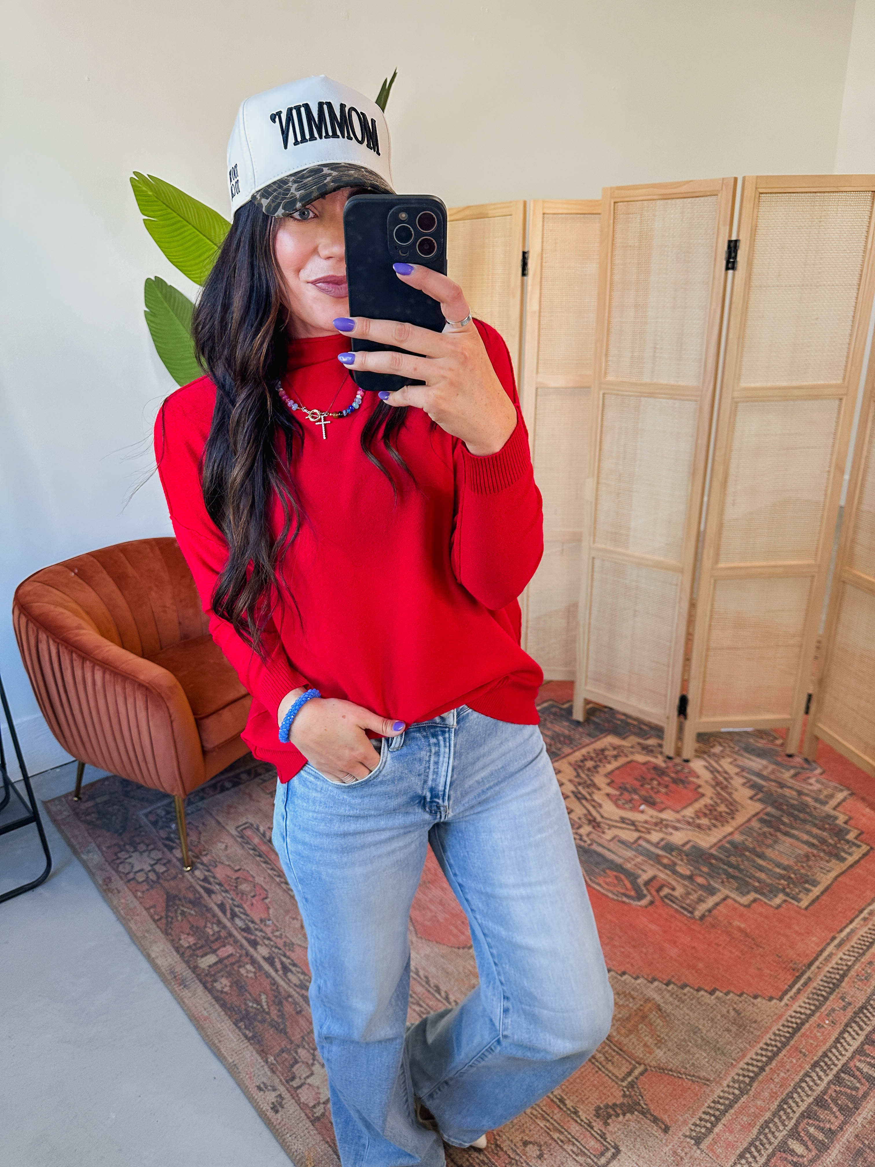 Camille Sweater-Ruby - Image 23