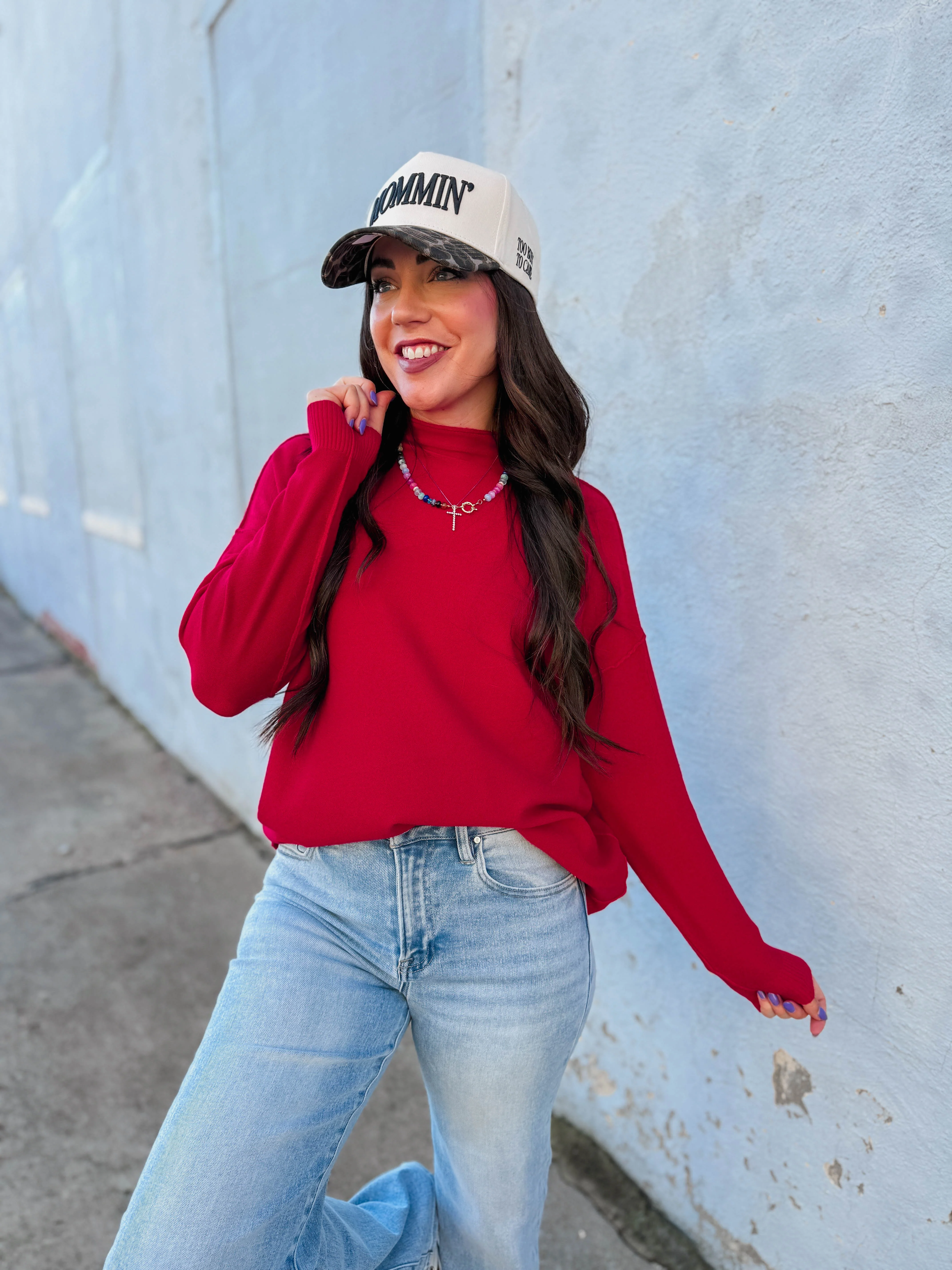 Camille Sweater-Ruby - Image 25