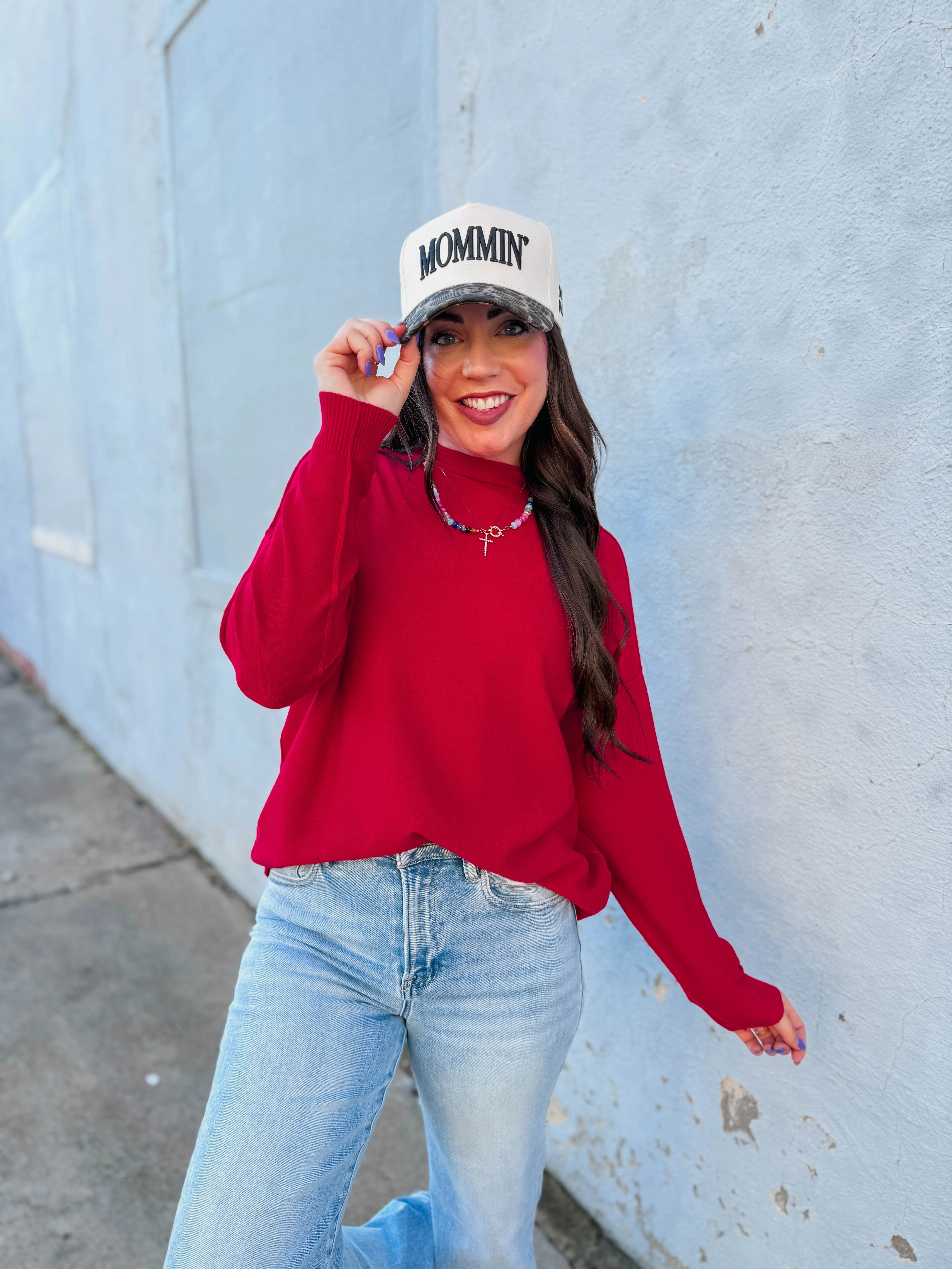 Camille Sweater-Ruby - Image 26