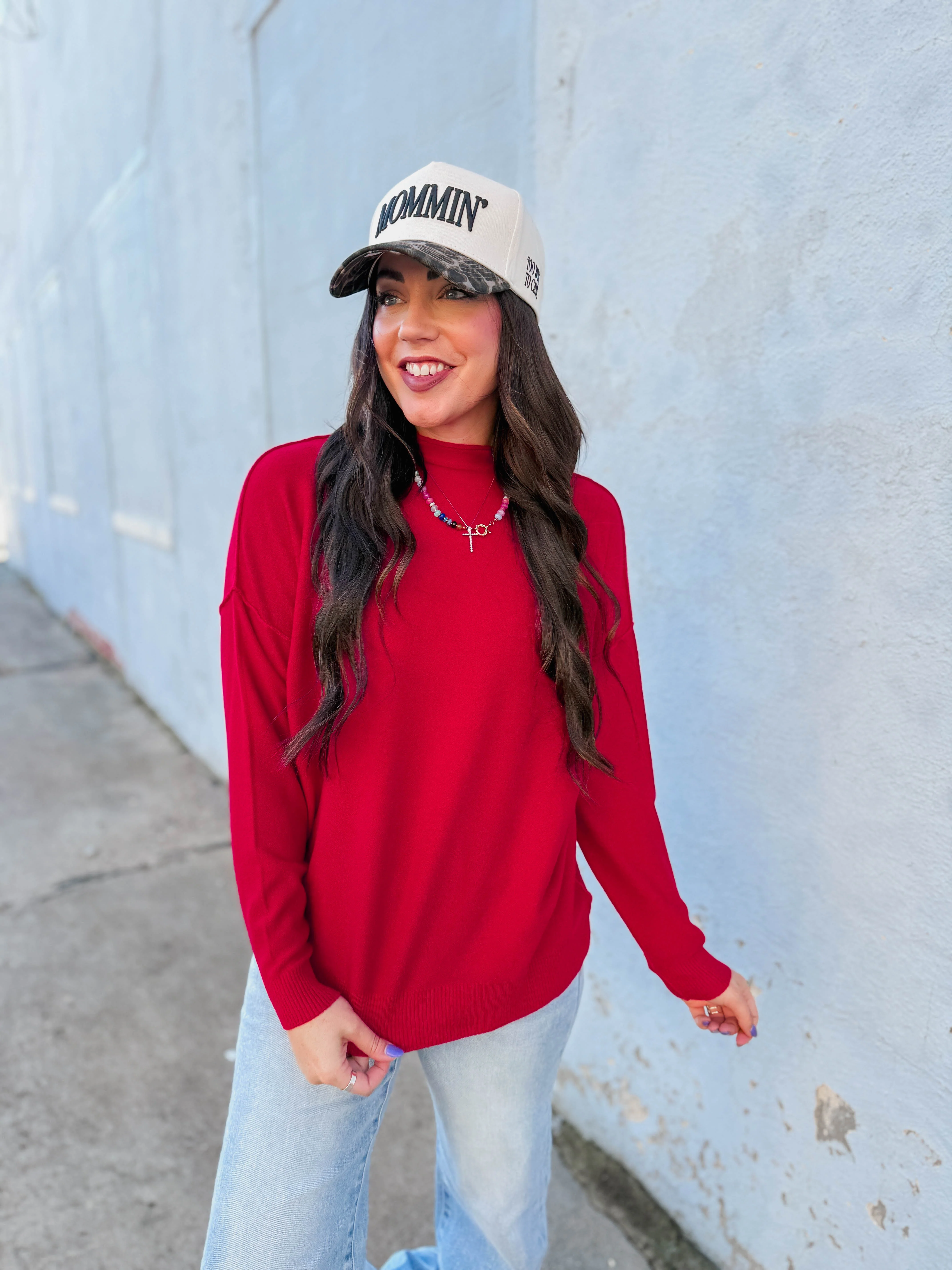 Camille Sweater-Ruby - Image 27