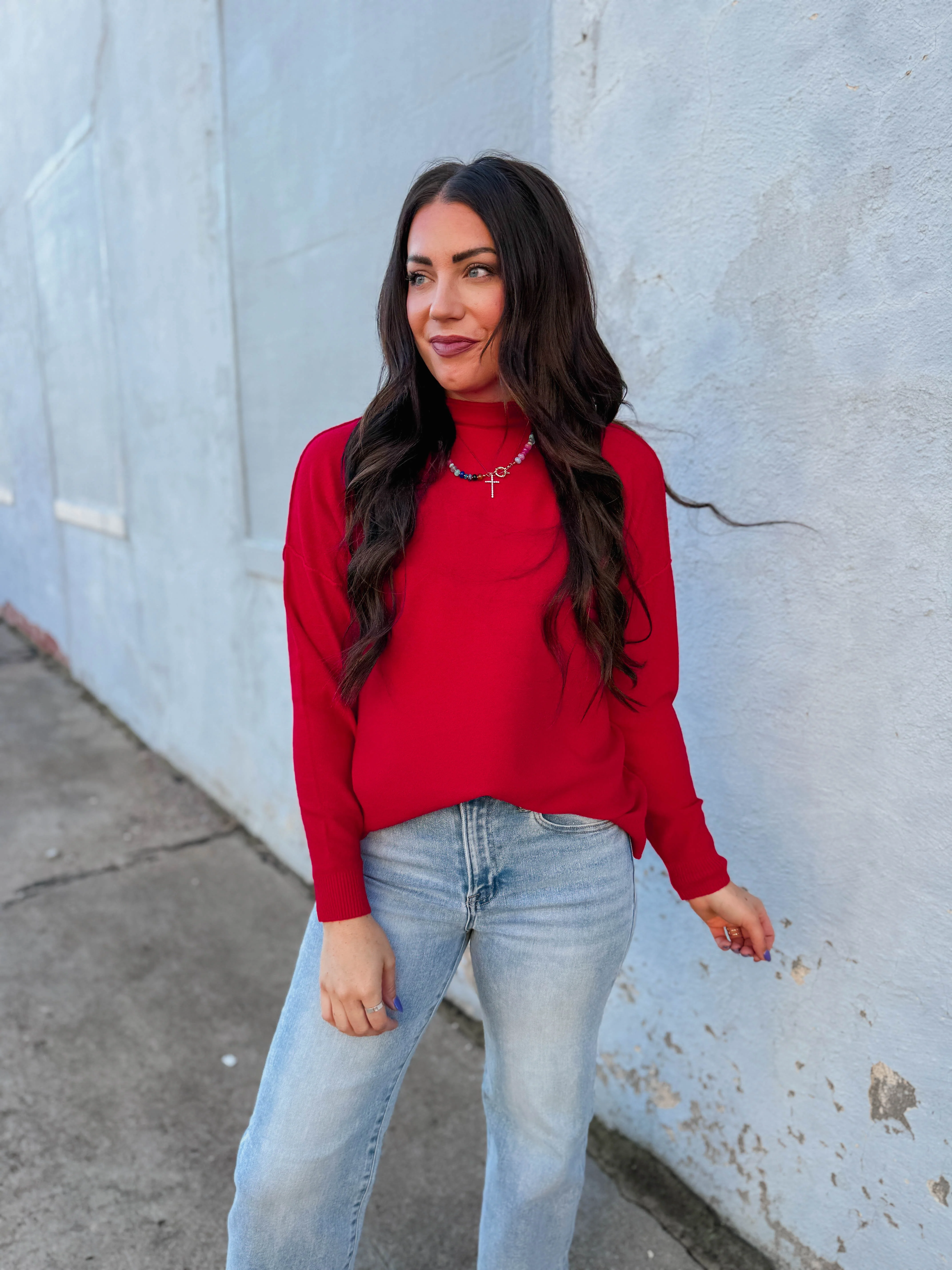 Camille Sweater-Ruby - Image 30