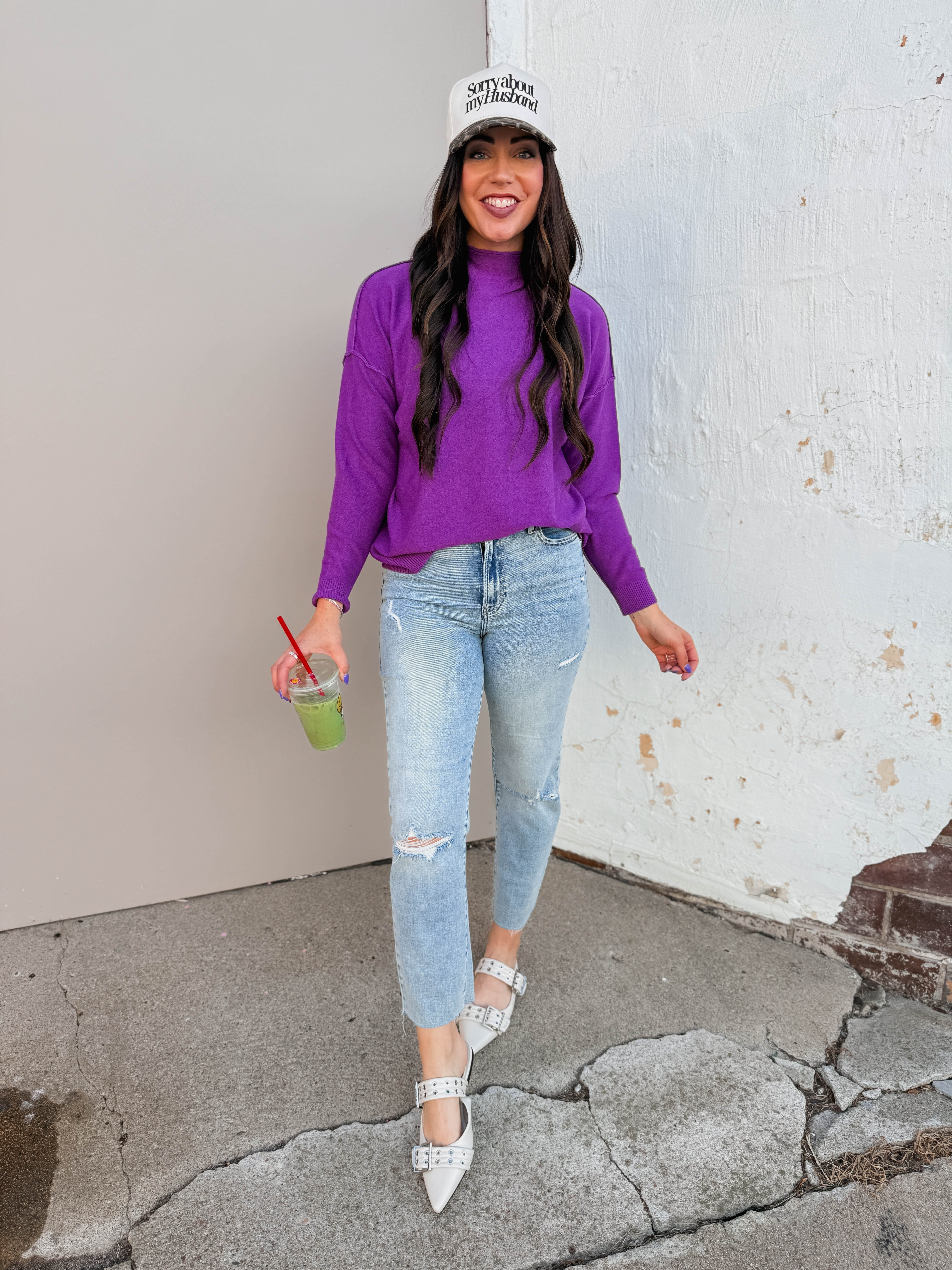 Camille Sweater-Violet - Image 2