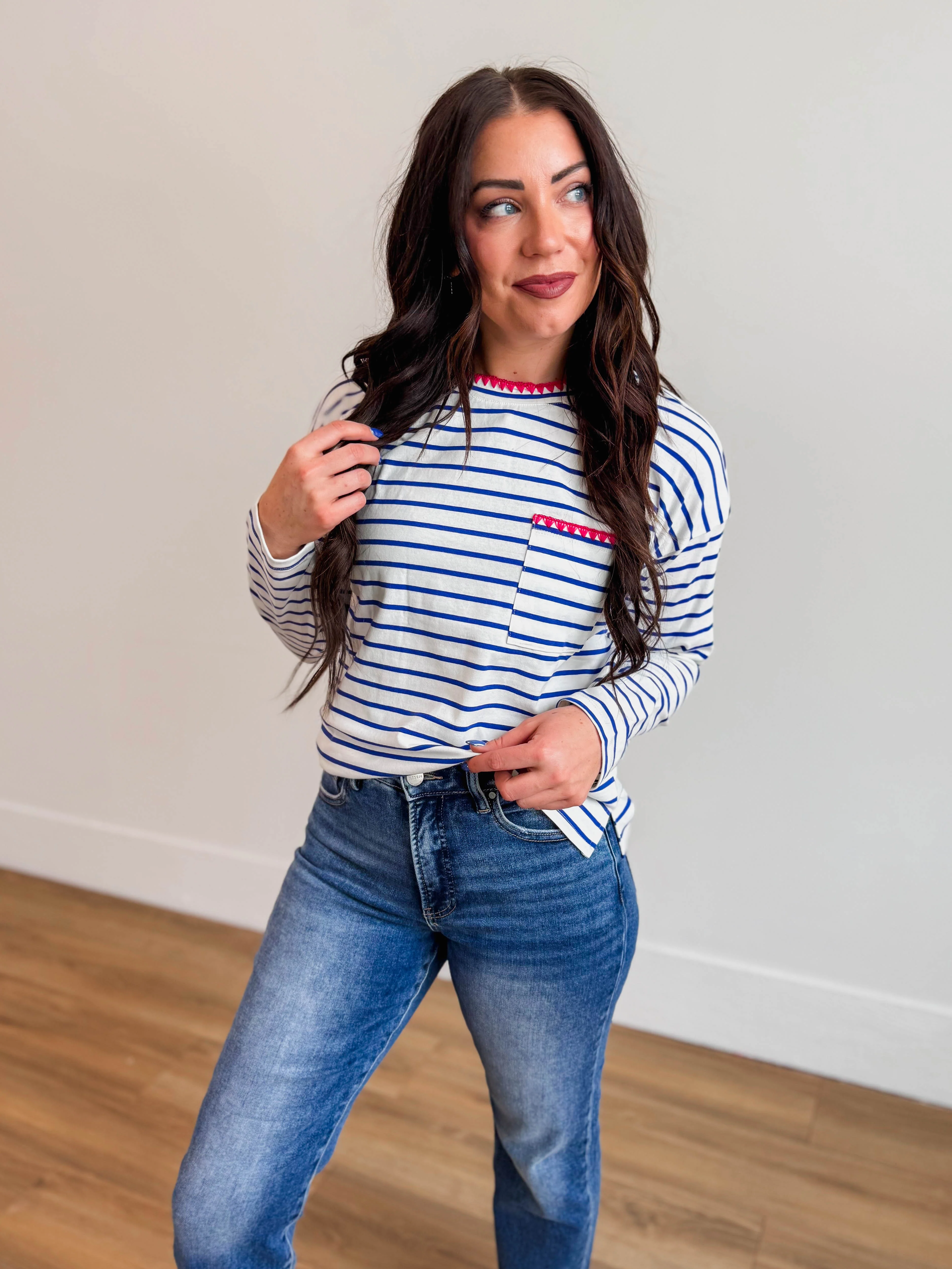 Cara Striped Top