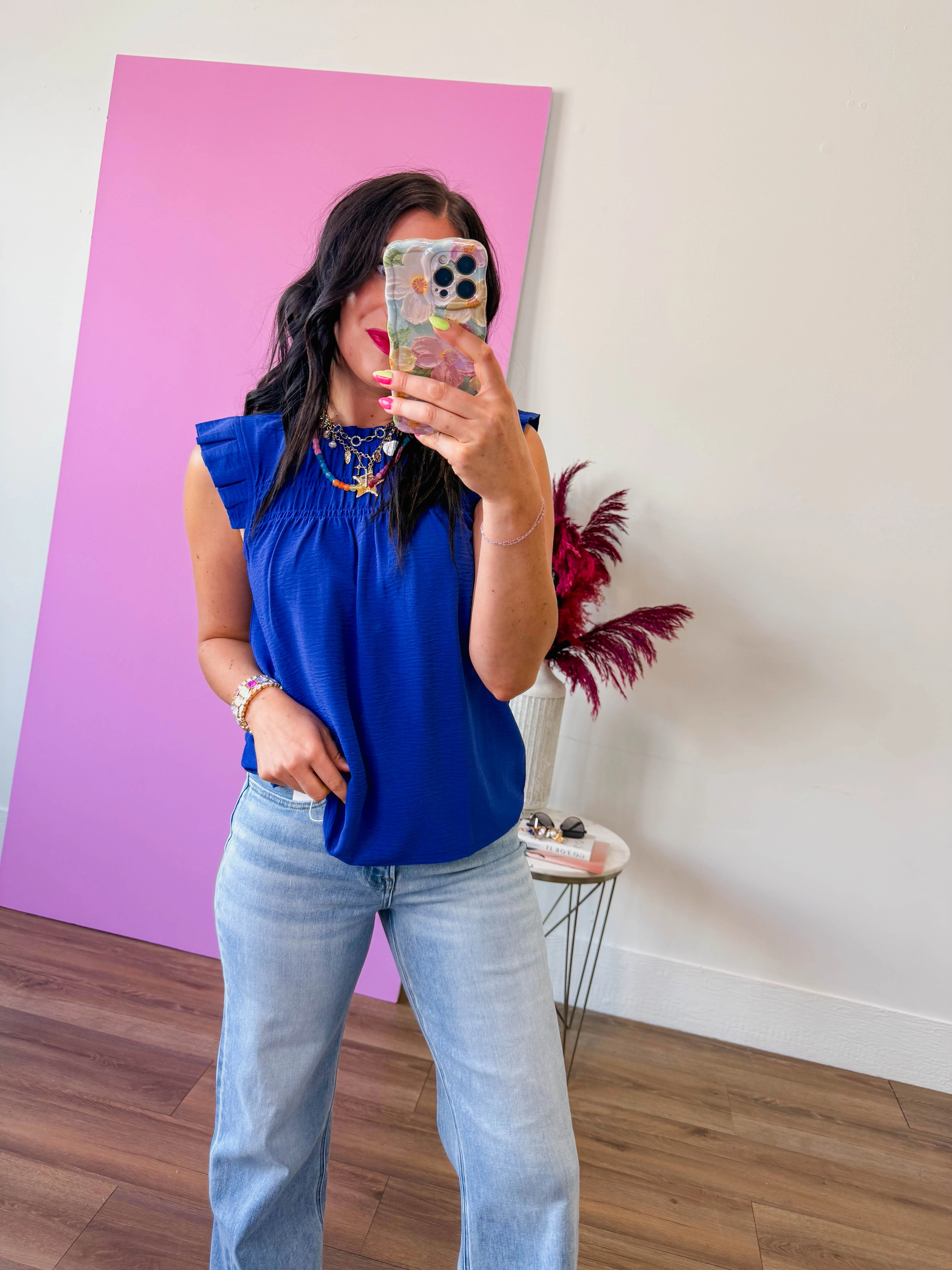 Carmen Top-Royal Blue - Image 8