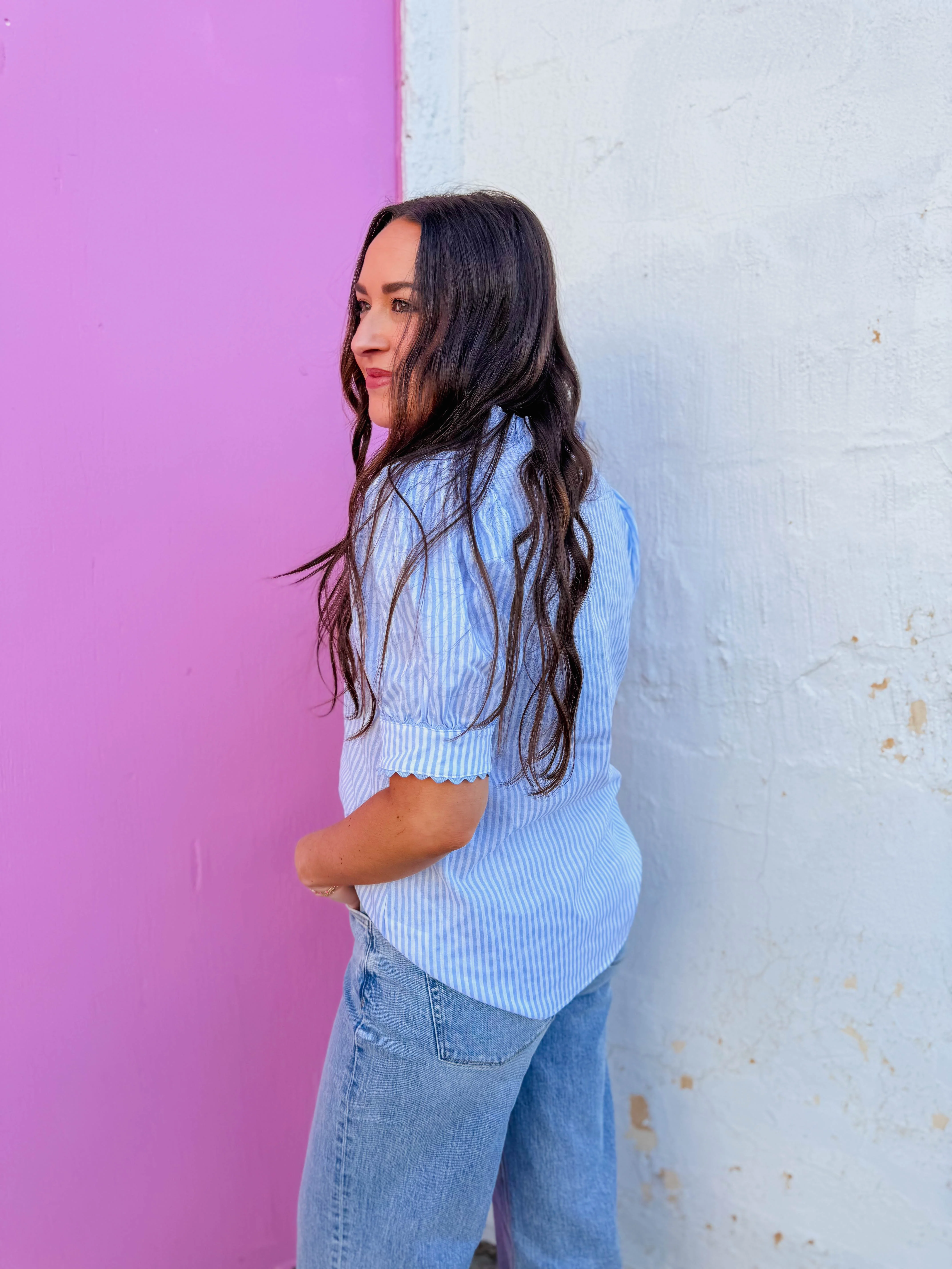 Caroline Striped Top - Image 5