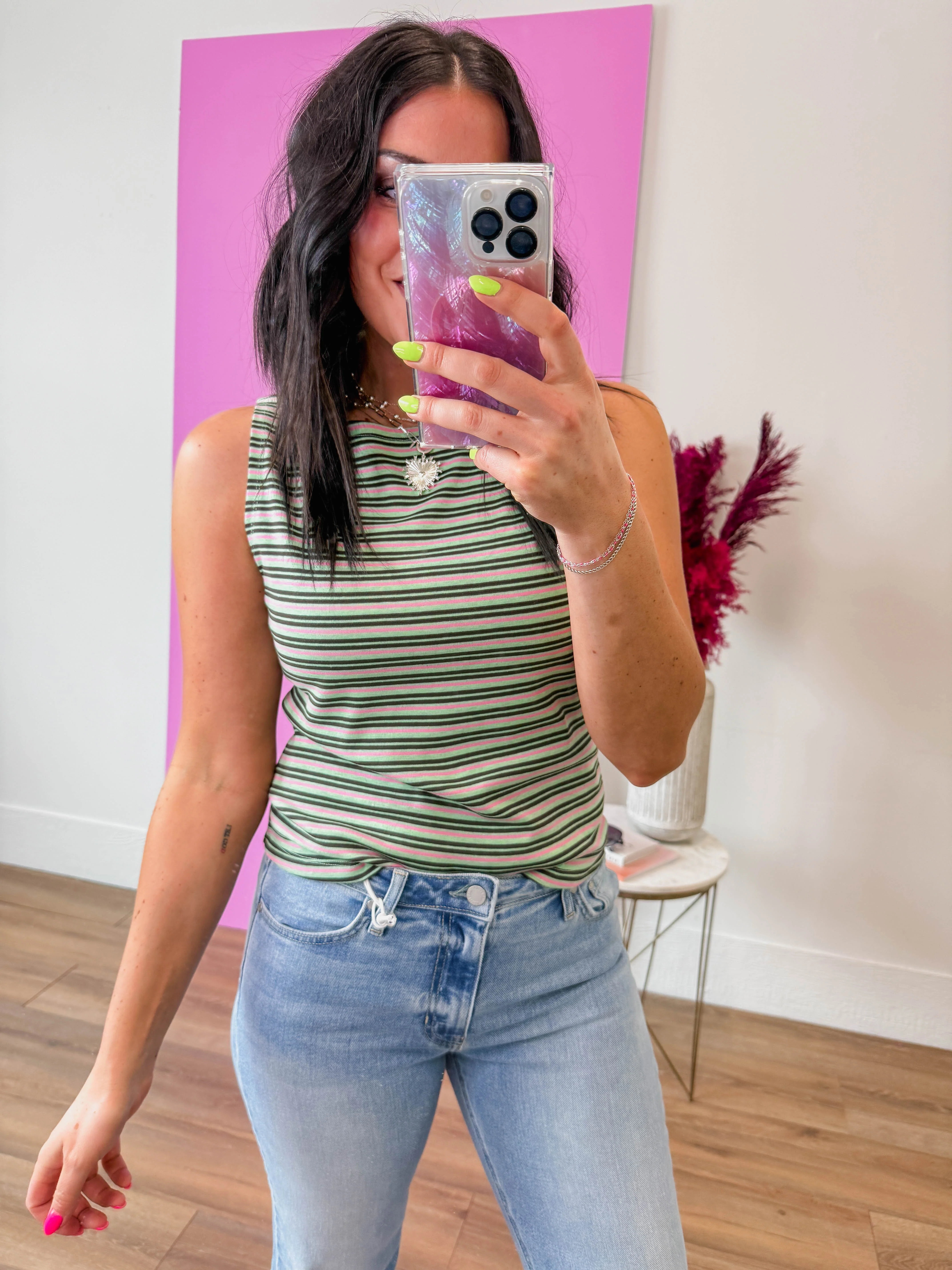 Caylee Striped Tank - Image 6