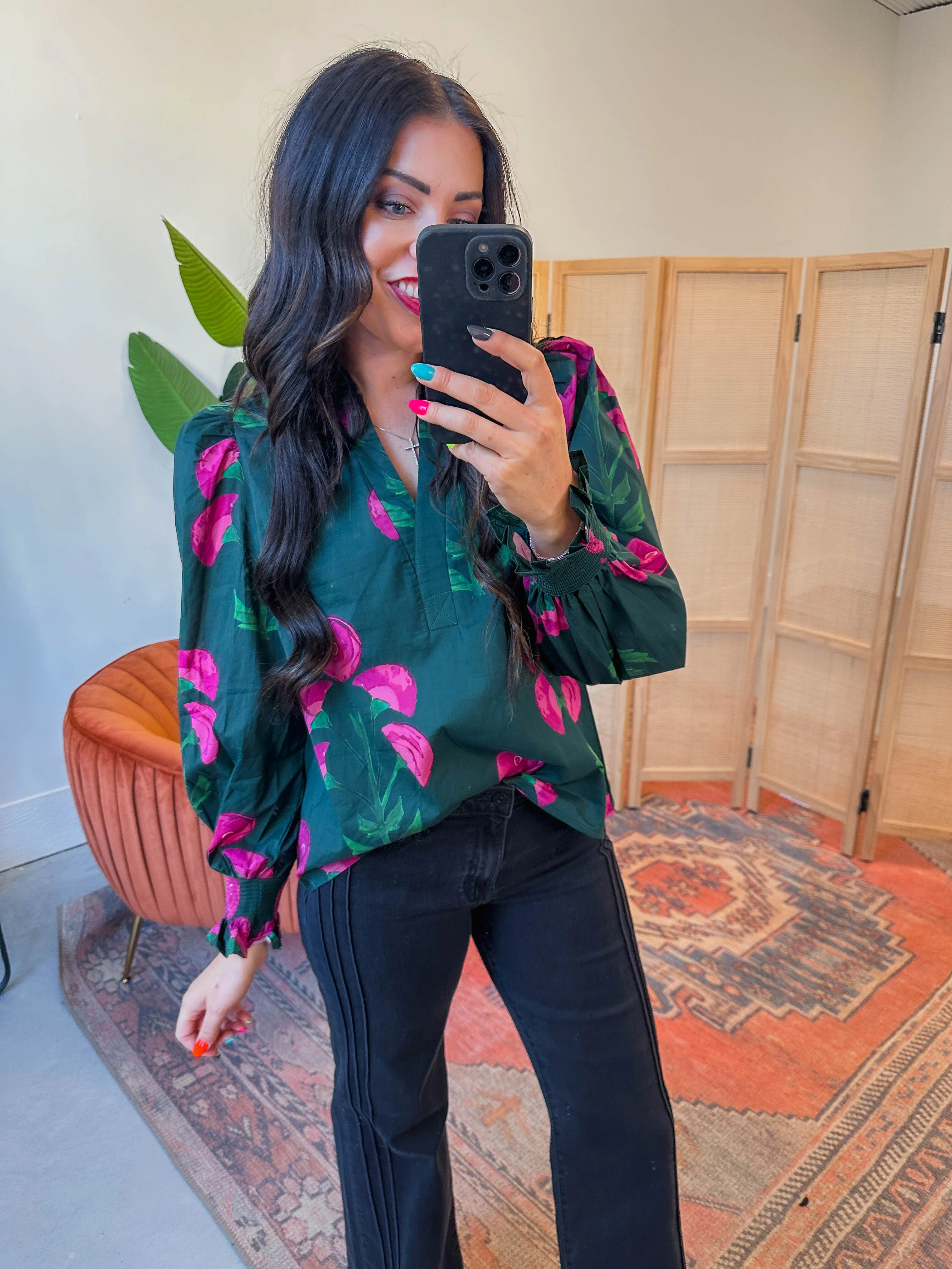 Celeste Floral Top - Image 10