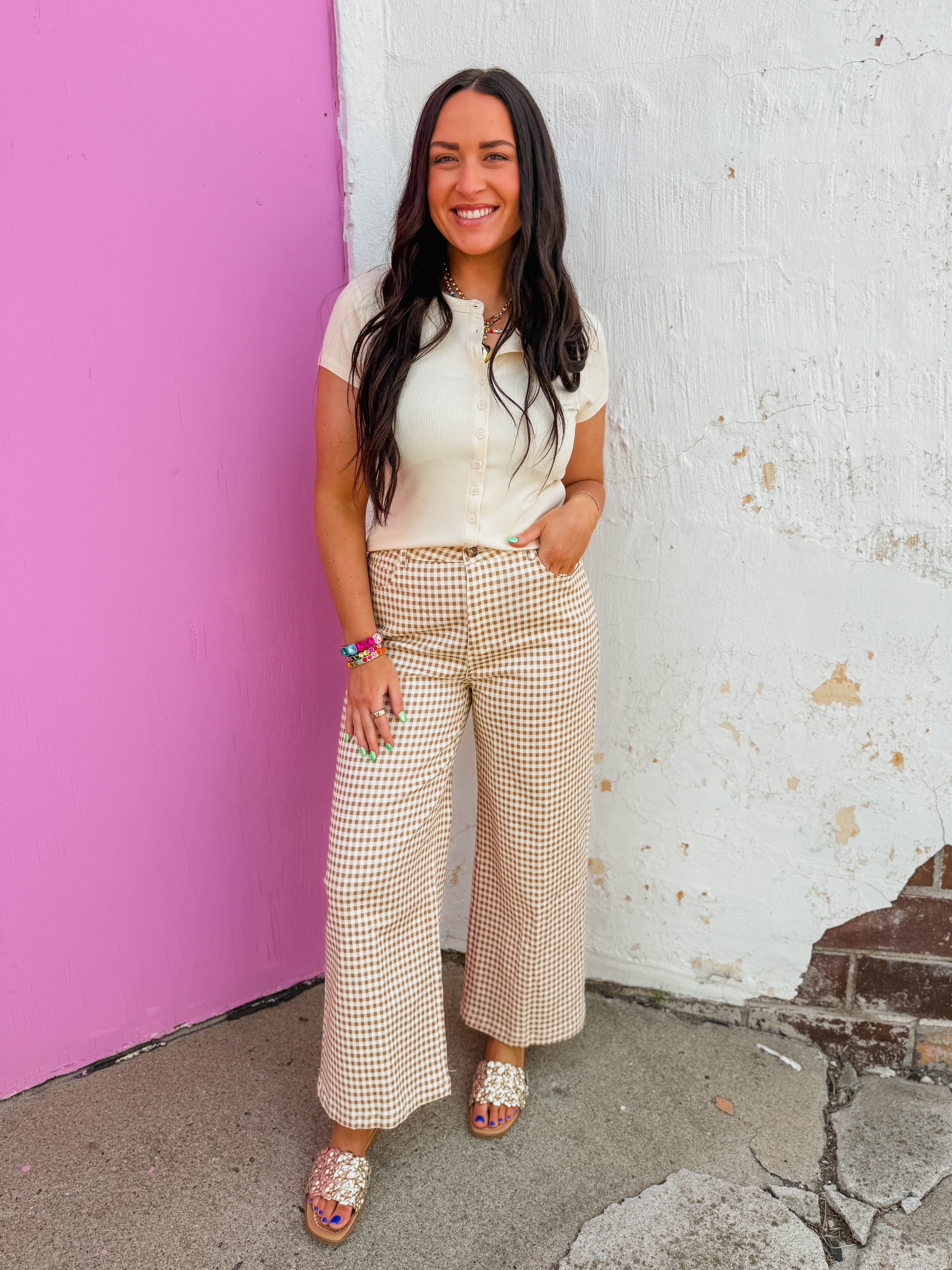 Chandler Gingham Pants - Image 3