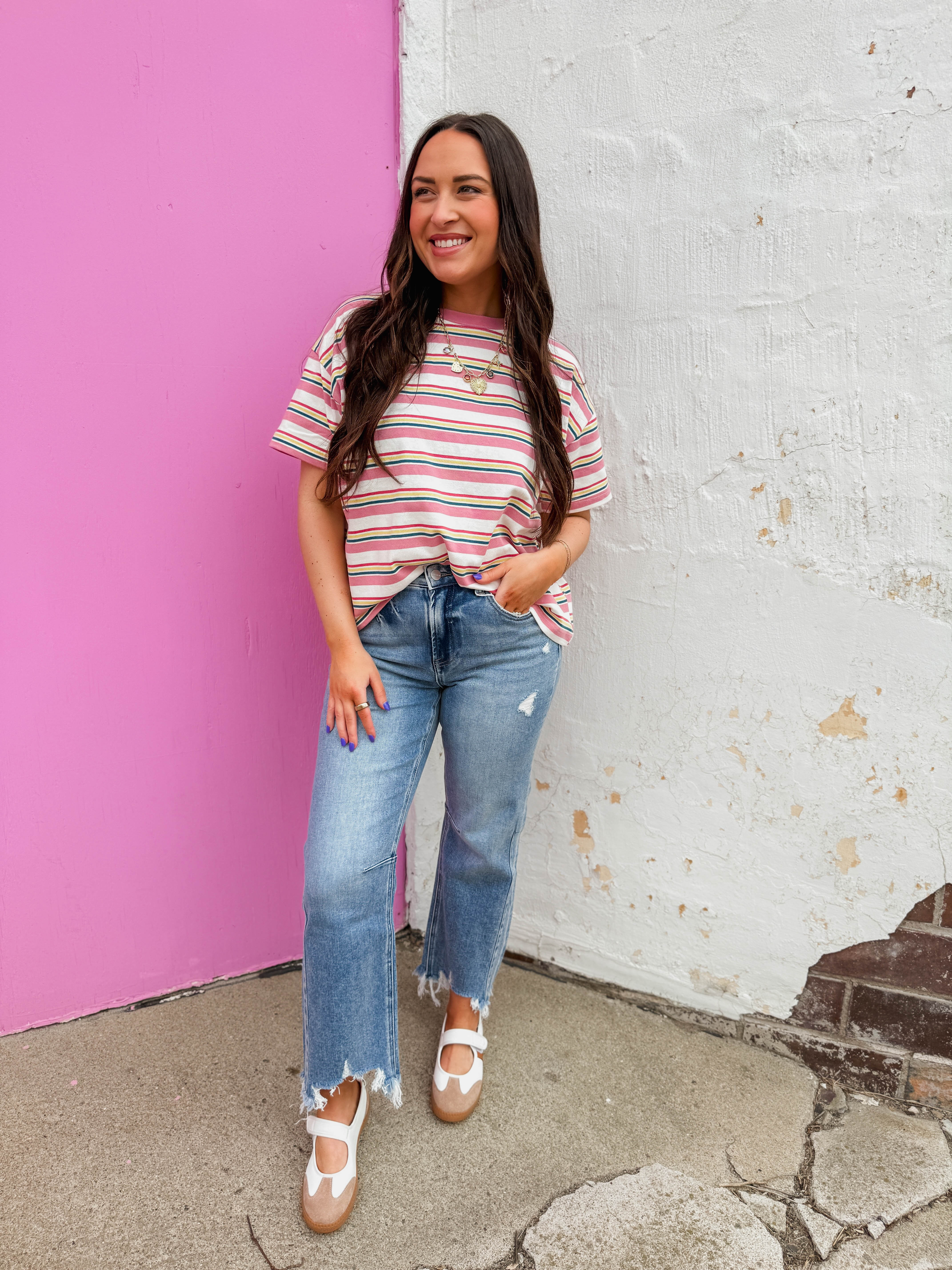 Charlie Striped Tee - Image 2