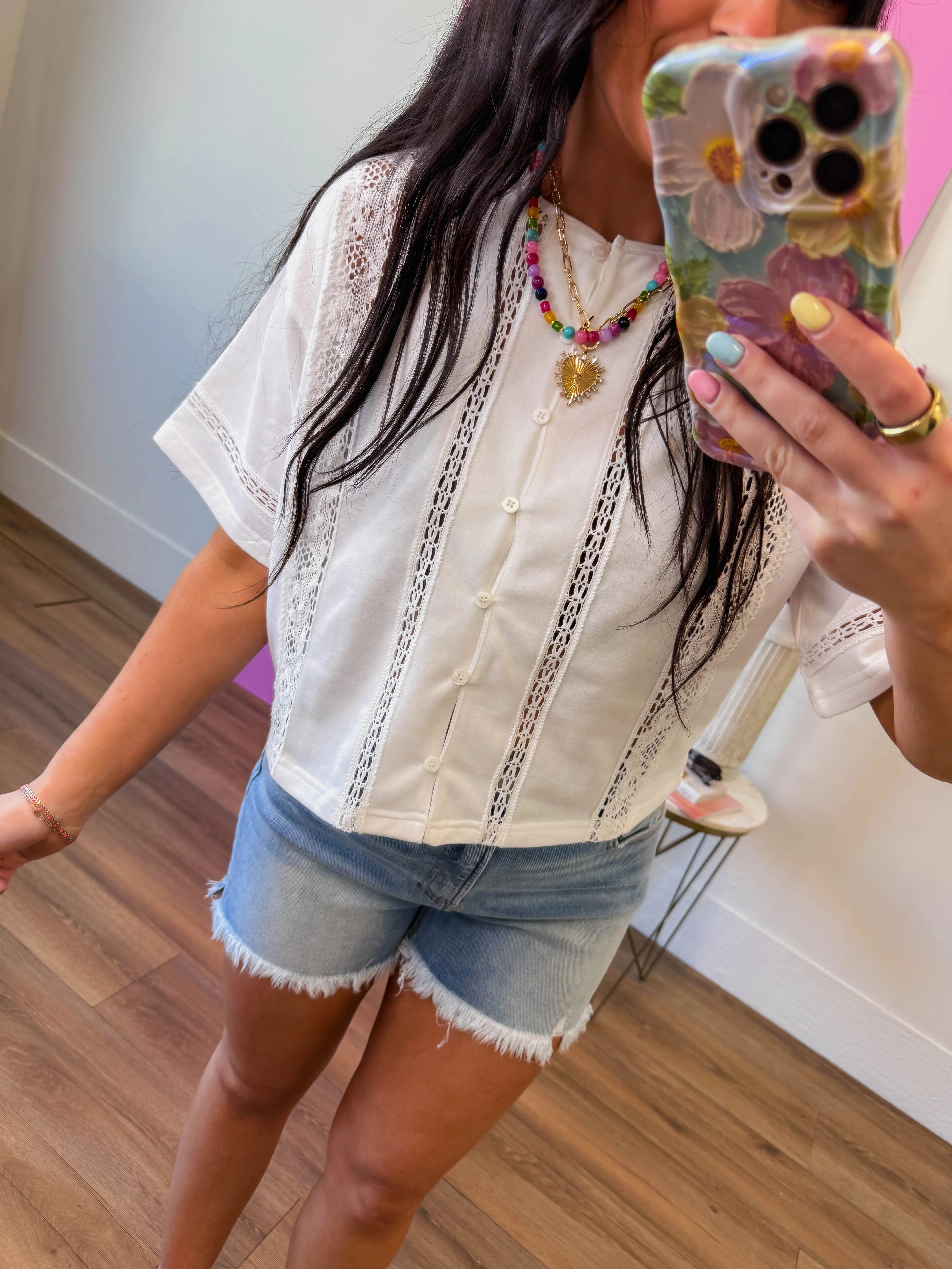 Charlotte Top-Off White - Image 5