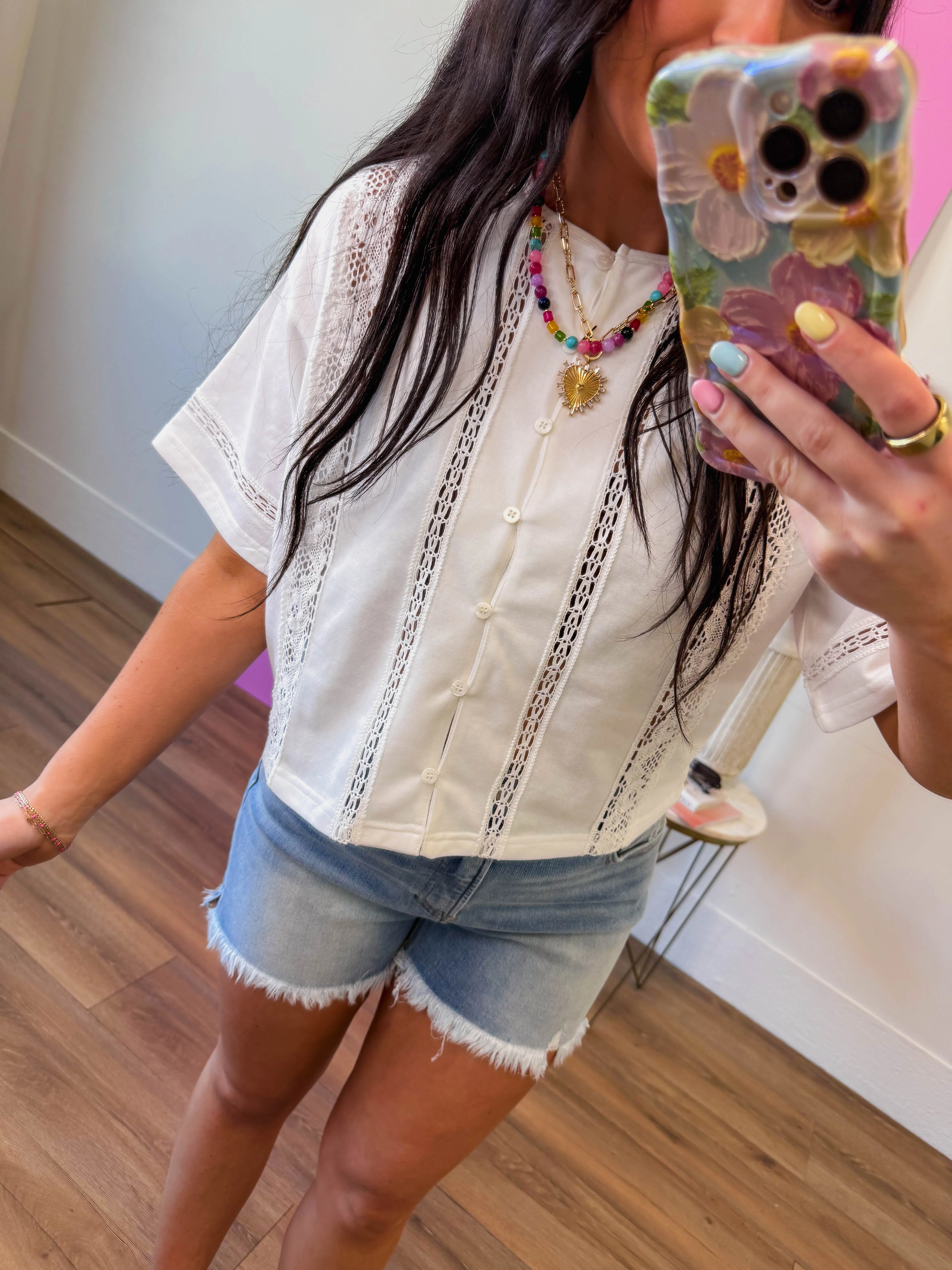 Charlotte Top-Off White - Image 9