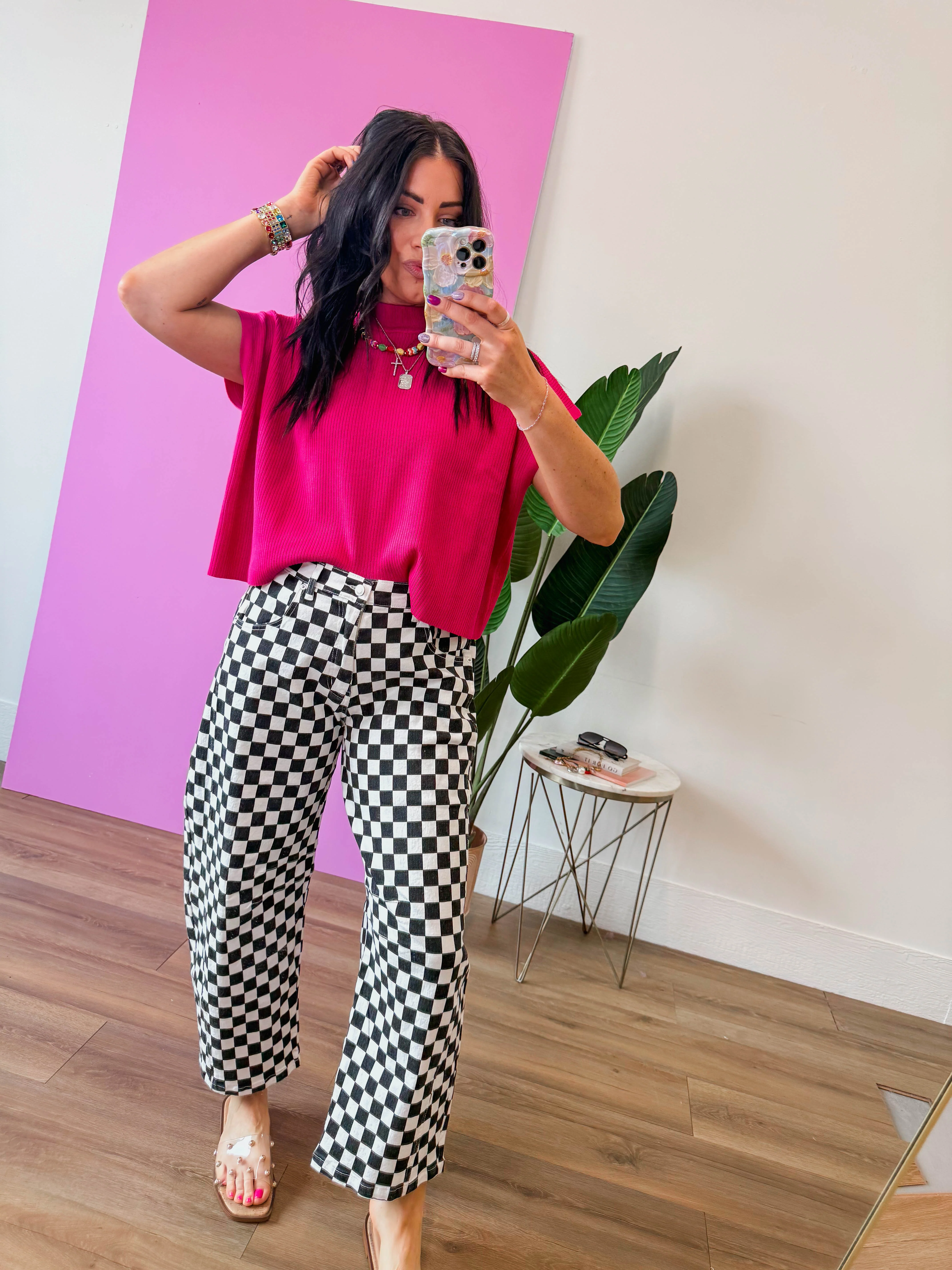 Checkmate Barrel Pants-Black - Image 3