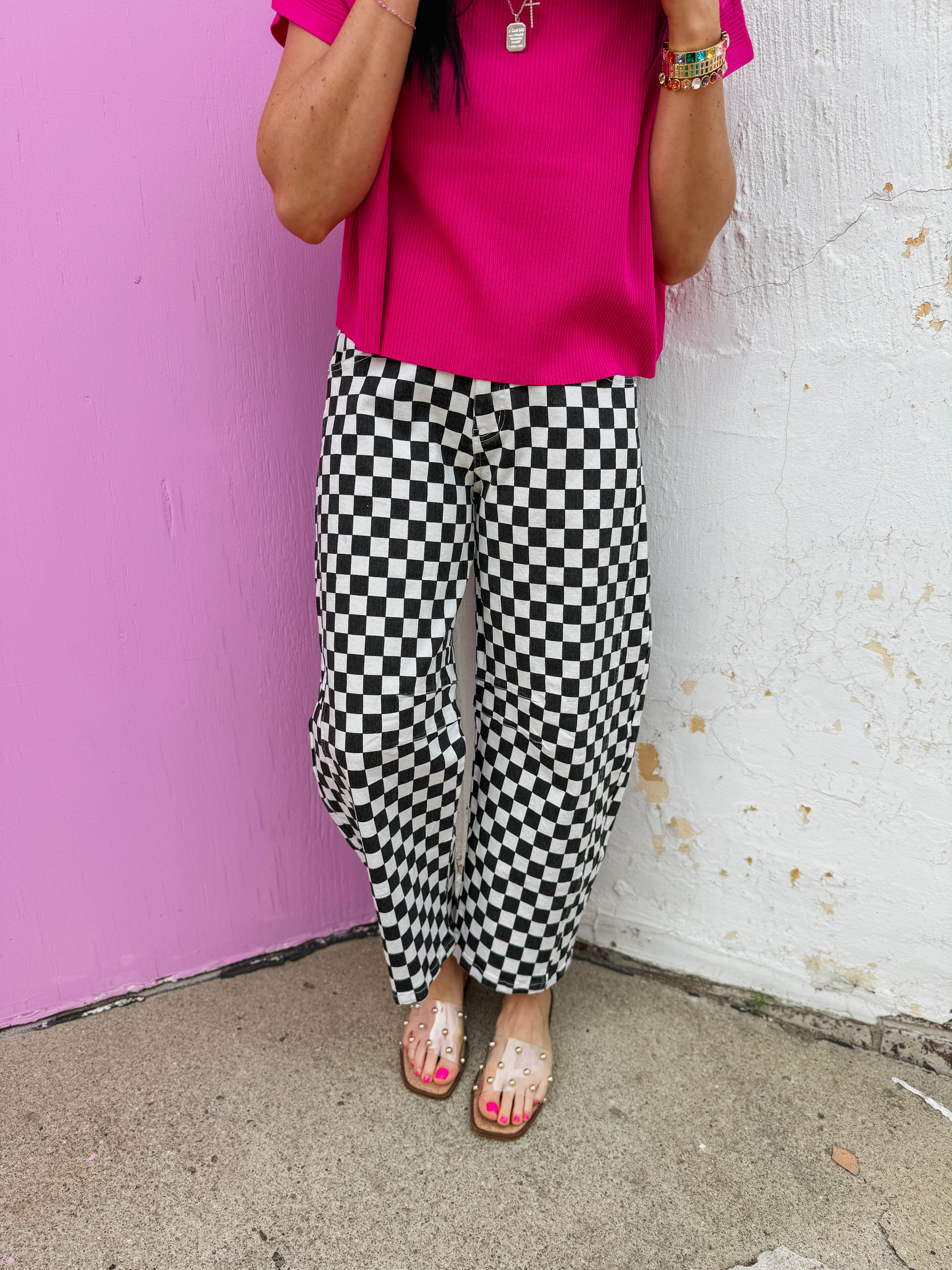 Checkmate Barrel Pants-Black - Image 4