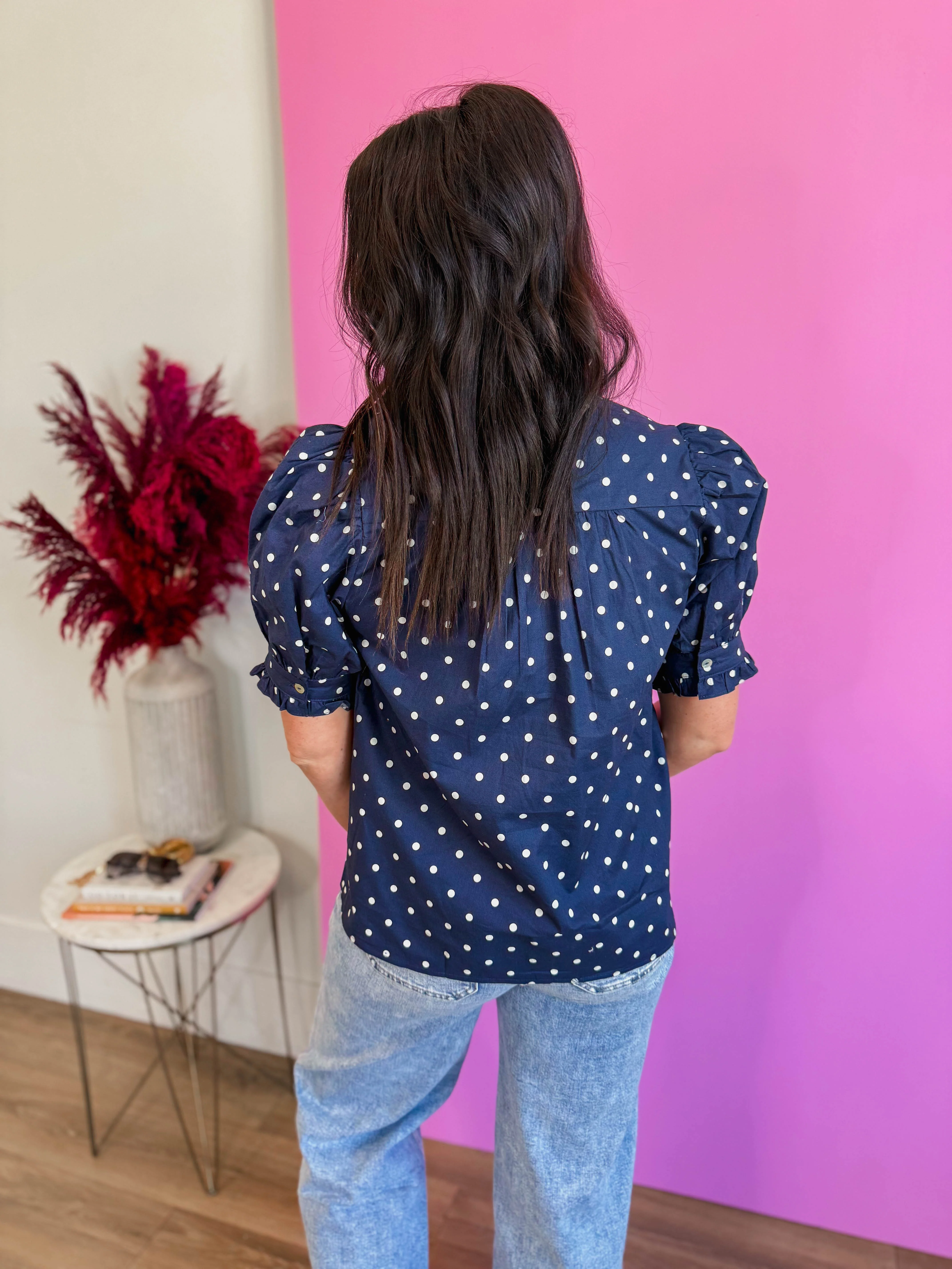 Chelsie Polka Dot Top - Image 16