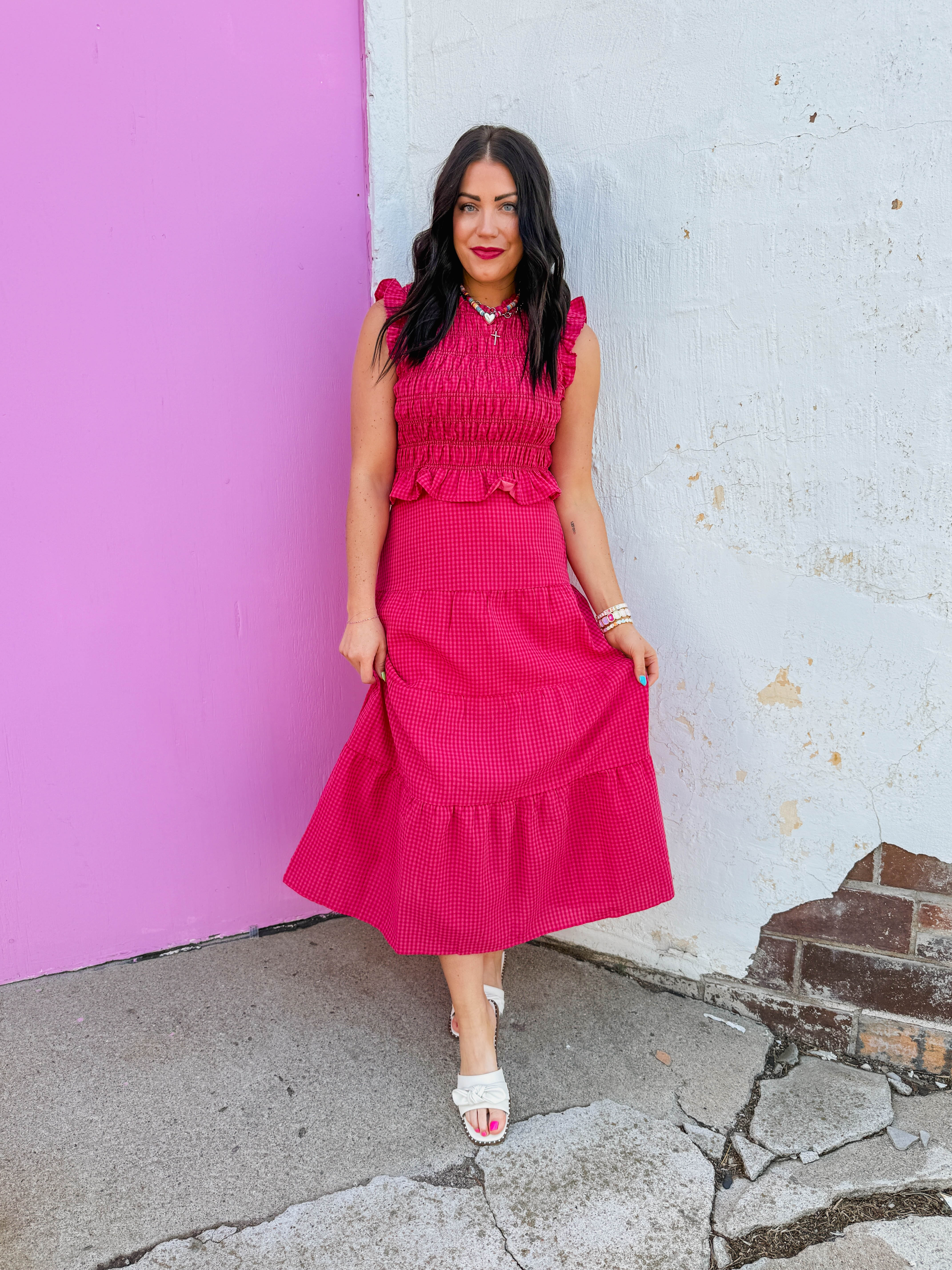 Cherry Crush Gingham Skirt - Image 3