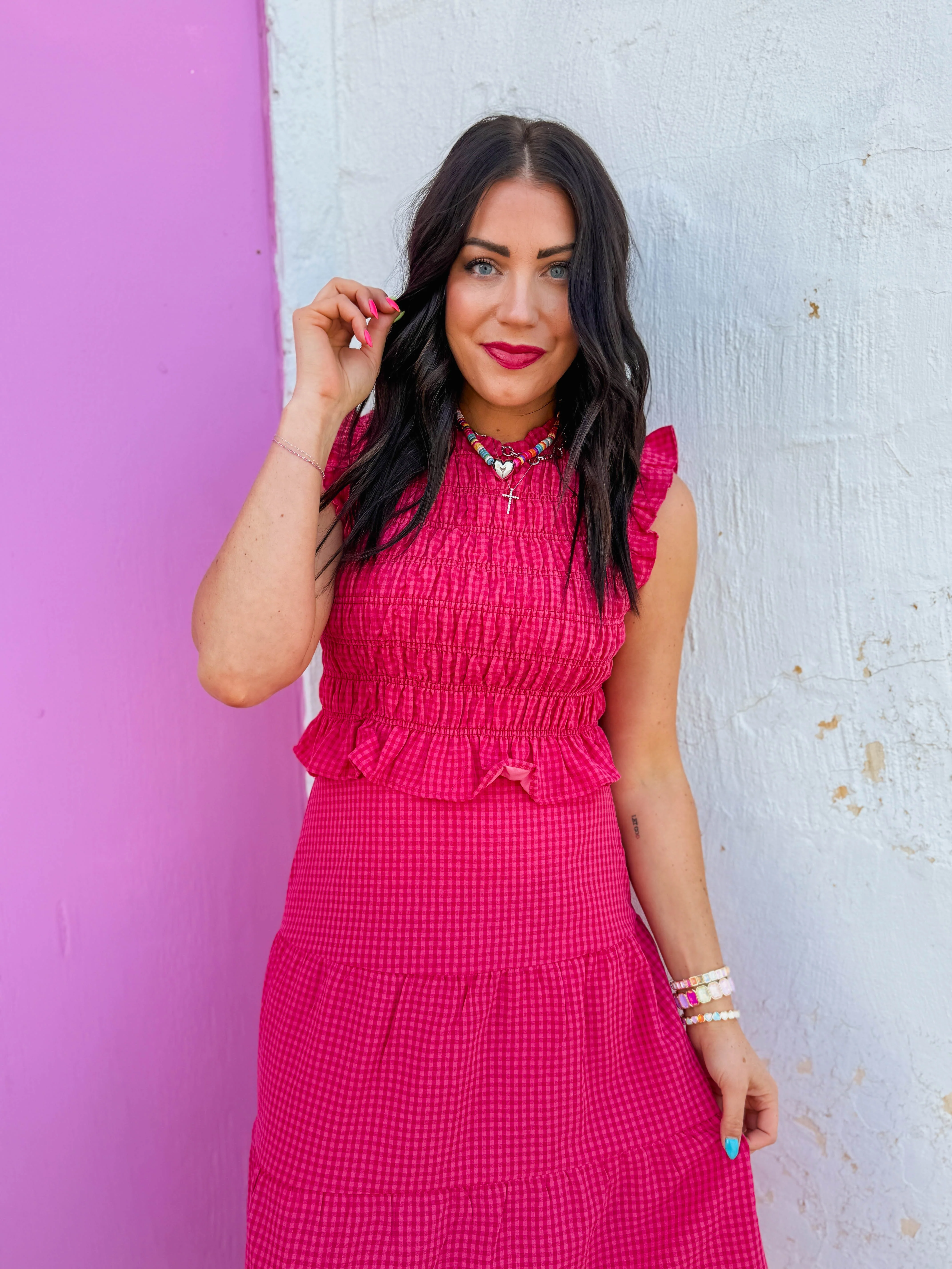 Cherry Crush Gingham Top - Image 4