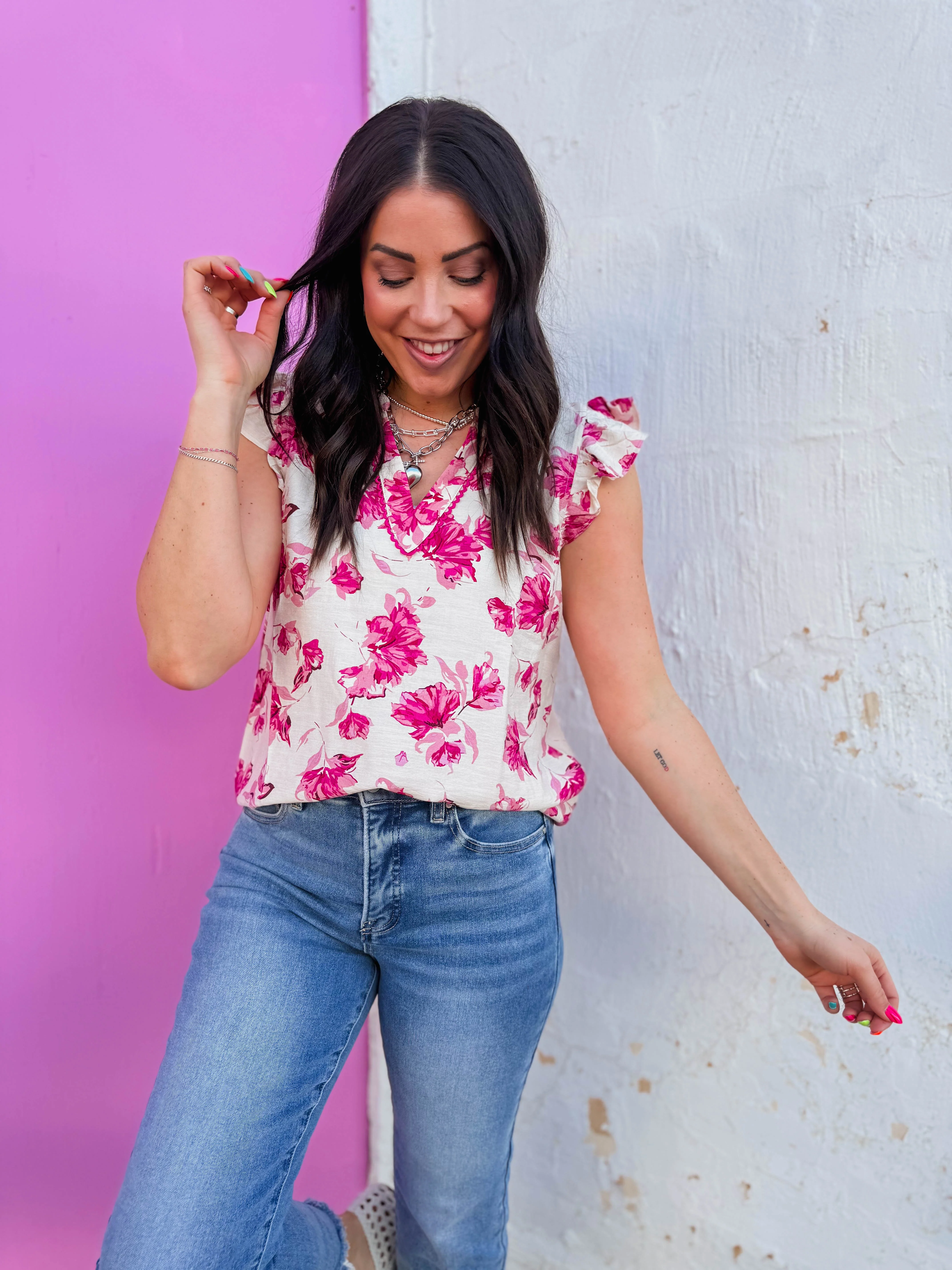 Clara Floral Top - Image 5
