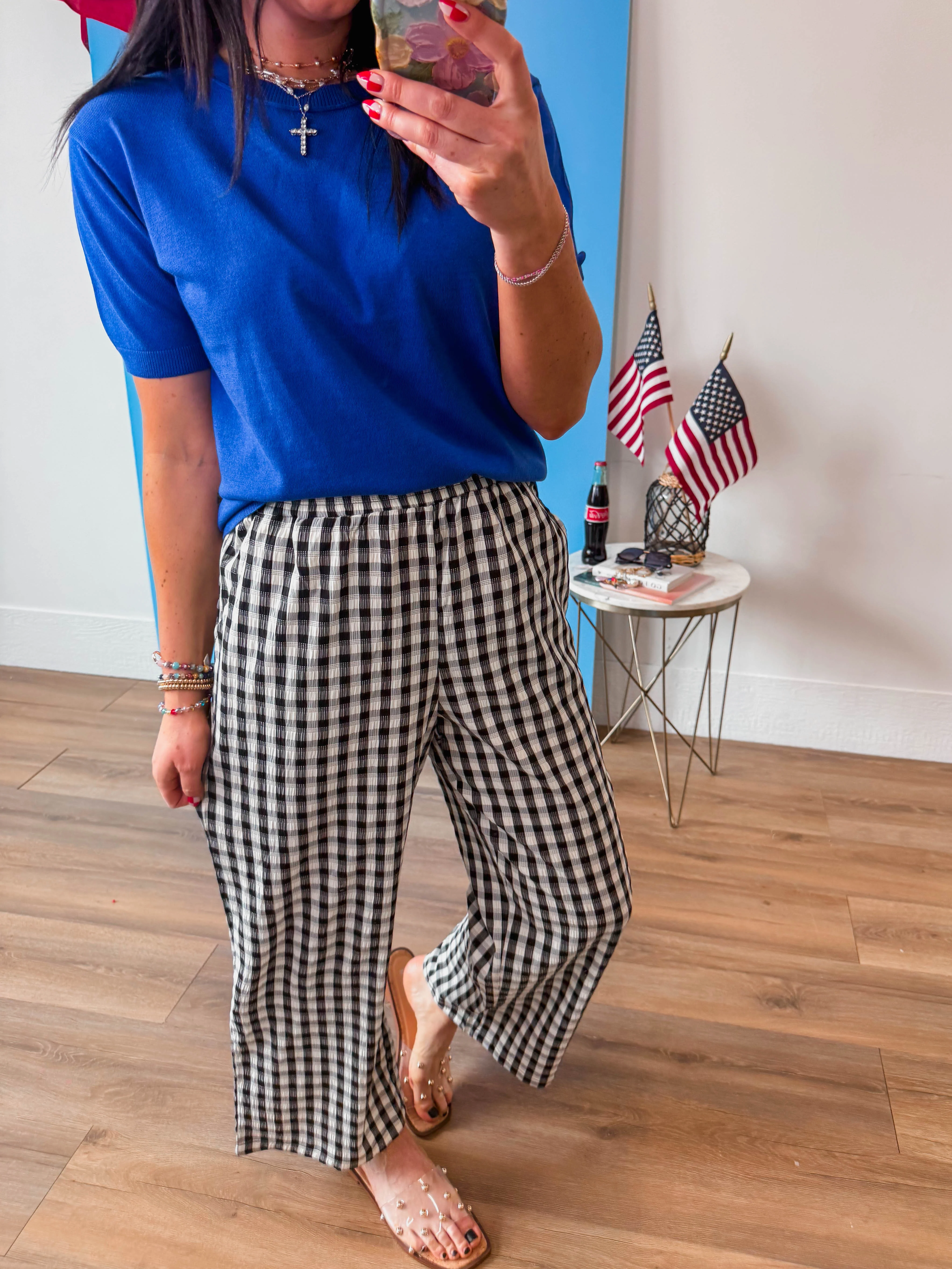 Collins Gingham Pants - Image 3